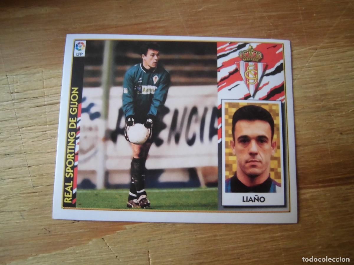 Cromos de f&uacute;tbol: LIA&Ntilde;O SPORTING DE GIJ&Oacute;N LIGA 97-98 COLECCIONES ESTE NUEVO DE SOBRE