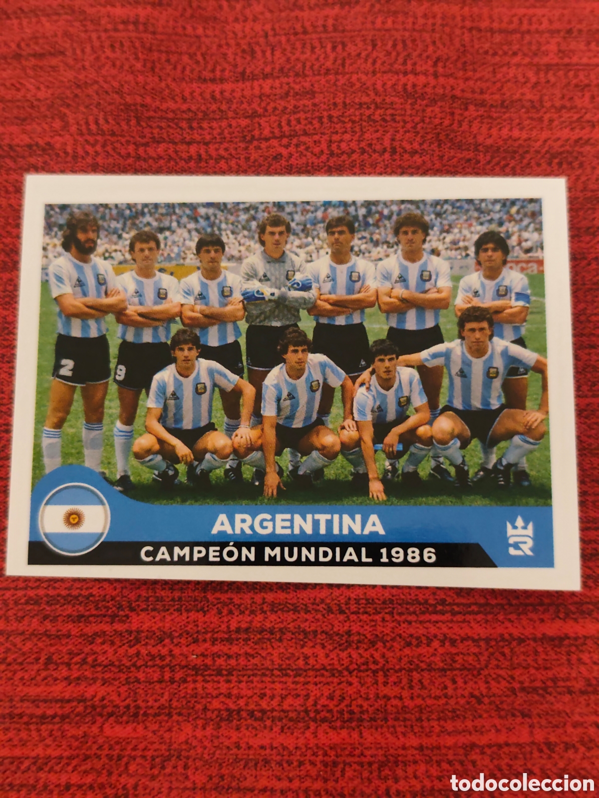 Figurine di Calcio: 571 MARADONA ARGENTINA CAMPE&Oacute;N 1986 MUNDIAL 2026 EDITORIAL TRES REYES