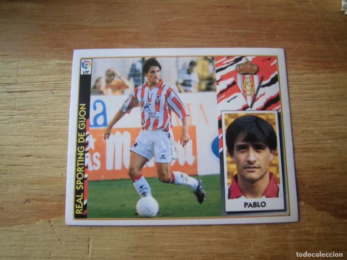 Cromos de f&uacute;tbol: PABLO SPORTING DE GIJ&Oacute;N LIGA 97-98 COLECCIONES ESTE NUEVO DE SOBRE