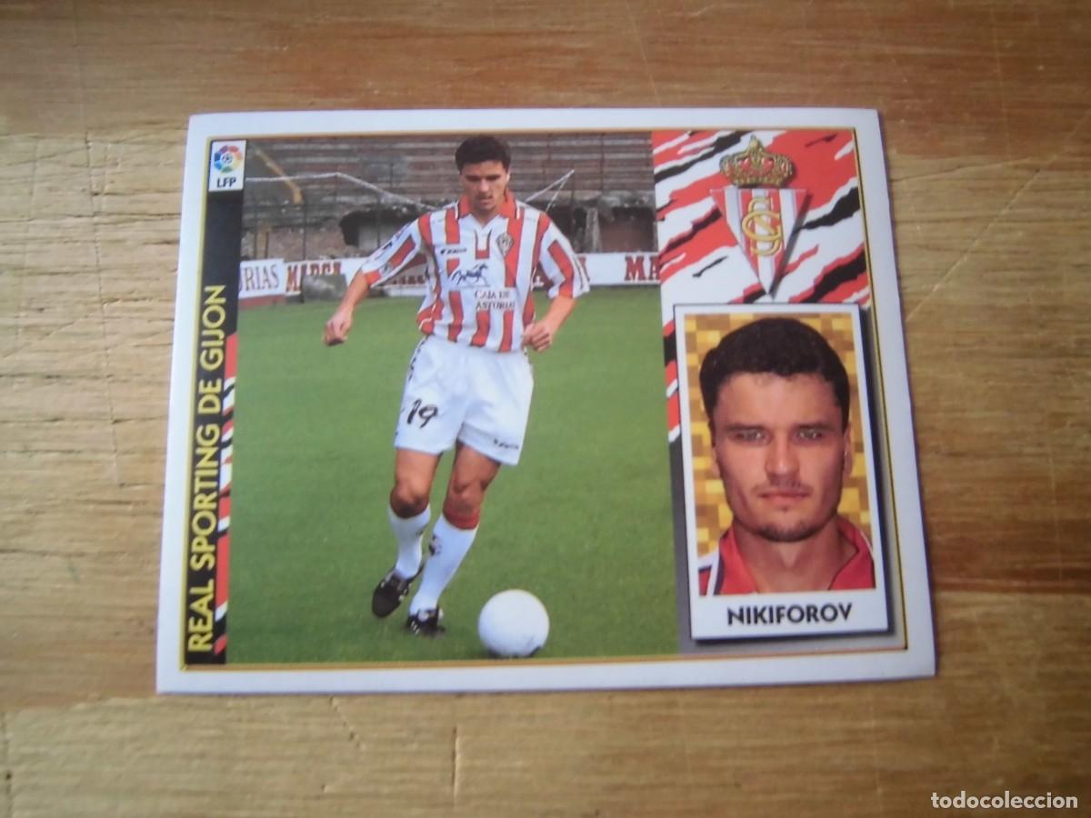 Cromos de f&uacute;tbol: NIKIFOROV SPORTING DE GIJ&Oacute;N LIGA 97-98 COLECCIONES ESTE NUEVO DE SOBRE