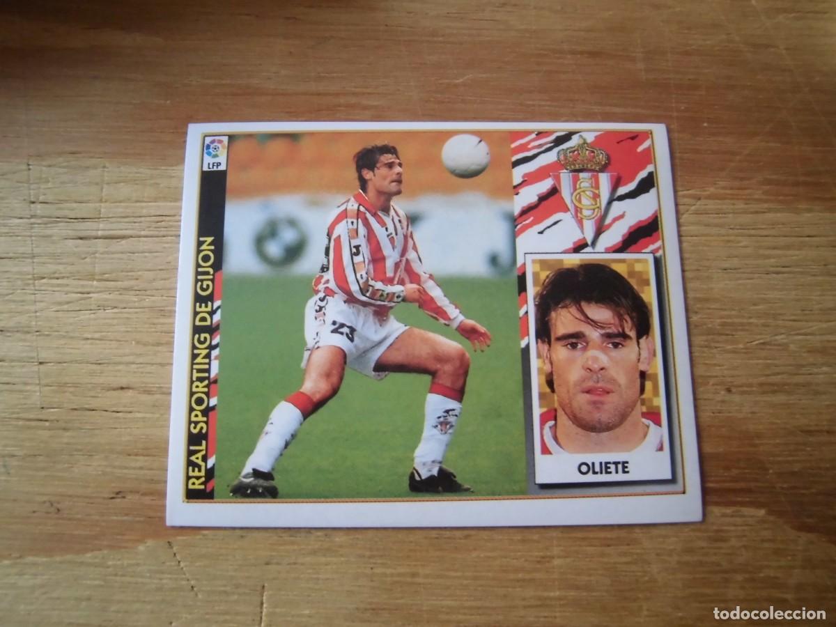 Cromos de f&uacute;tbol: OLIETE BAJA SPORTING DE GIJ&Oacute;N LIGA 97-98 COLECCIONES ESTE NUEVO DE SOBRE
