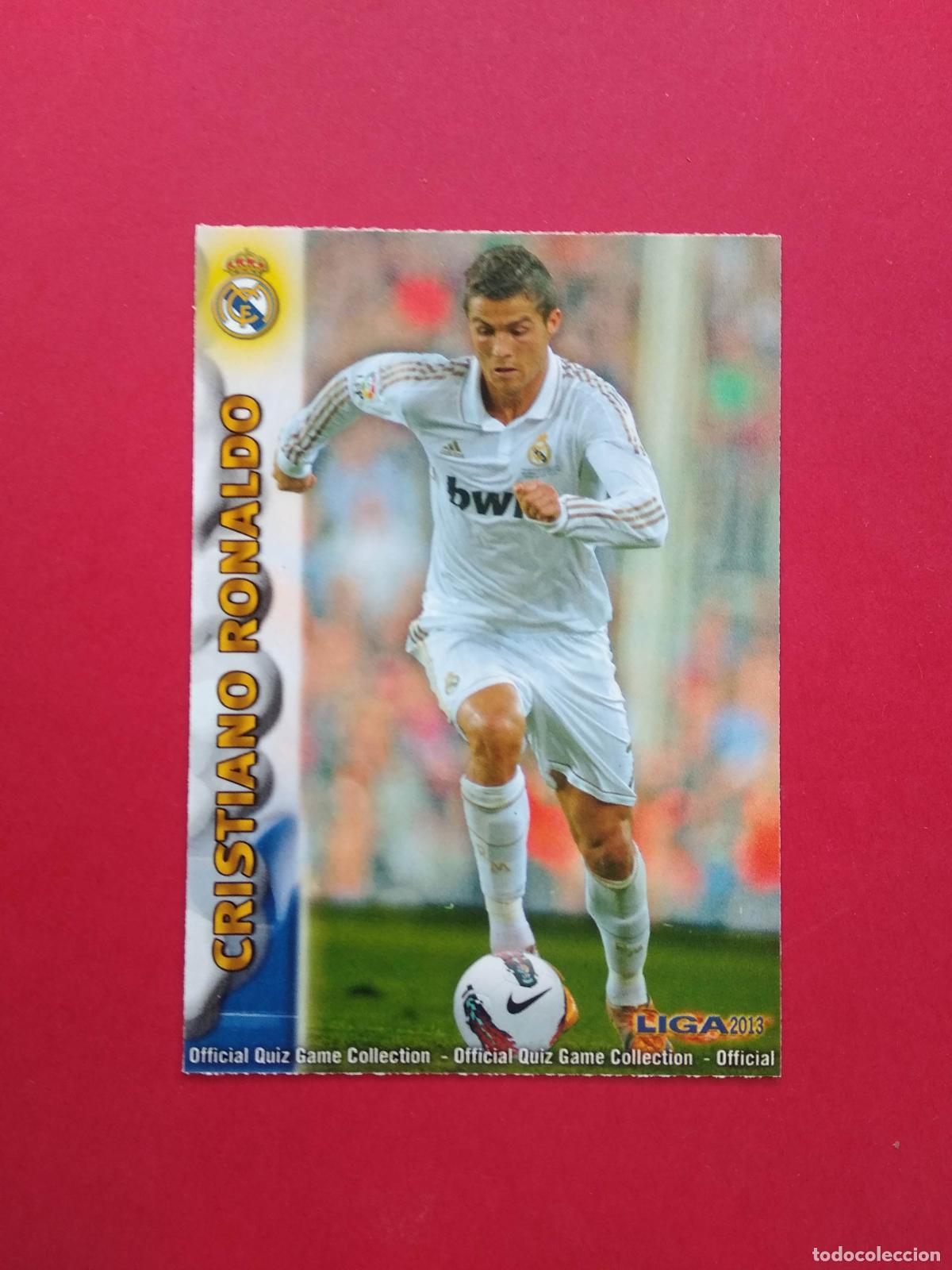 Cromos de f&uacute;tbol: MUNDICROMO QUIZ GAME LIGA 12 13 2012 2013 FICHA N&ordm; 20 CRISTIANO RONALDO REAL MADRID 020