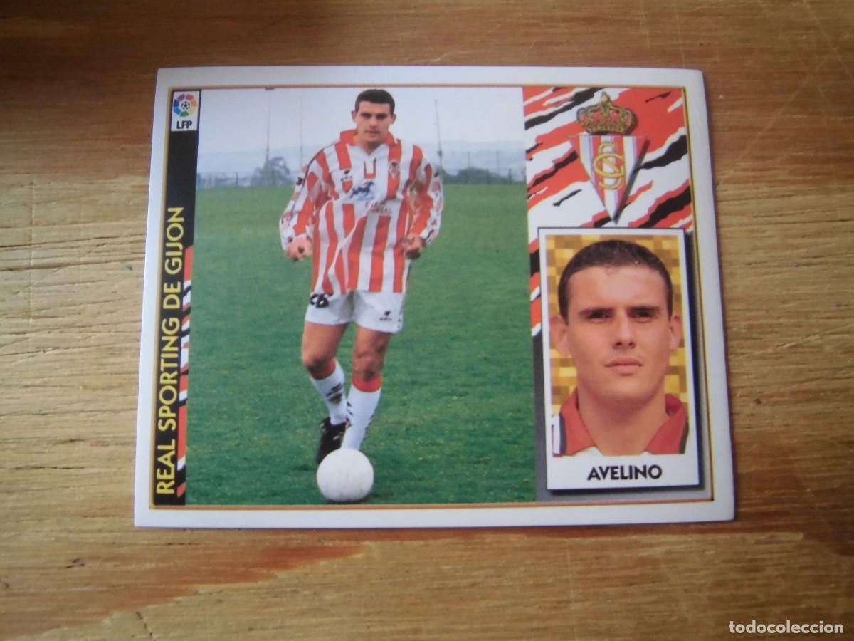Cromos de f&uacute;tbol: AVELINO SPORTING DE GIJ&Oacute;N LIGA 97-98 COLECCIONES ESTE NUEVO DE SOBRE