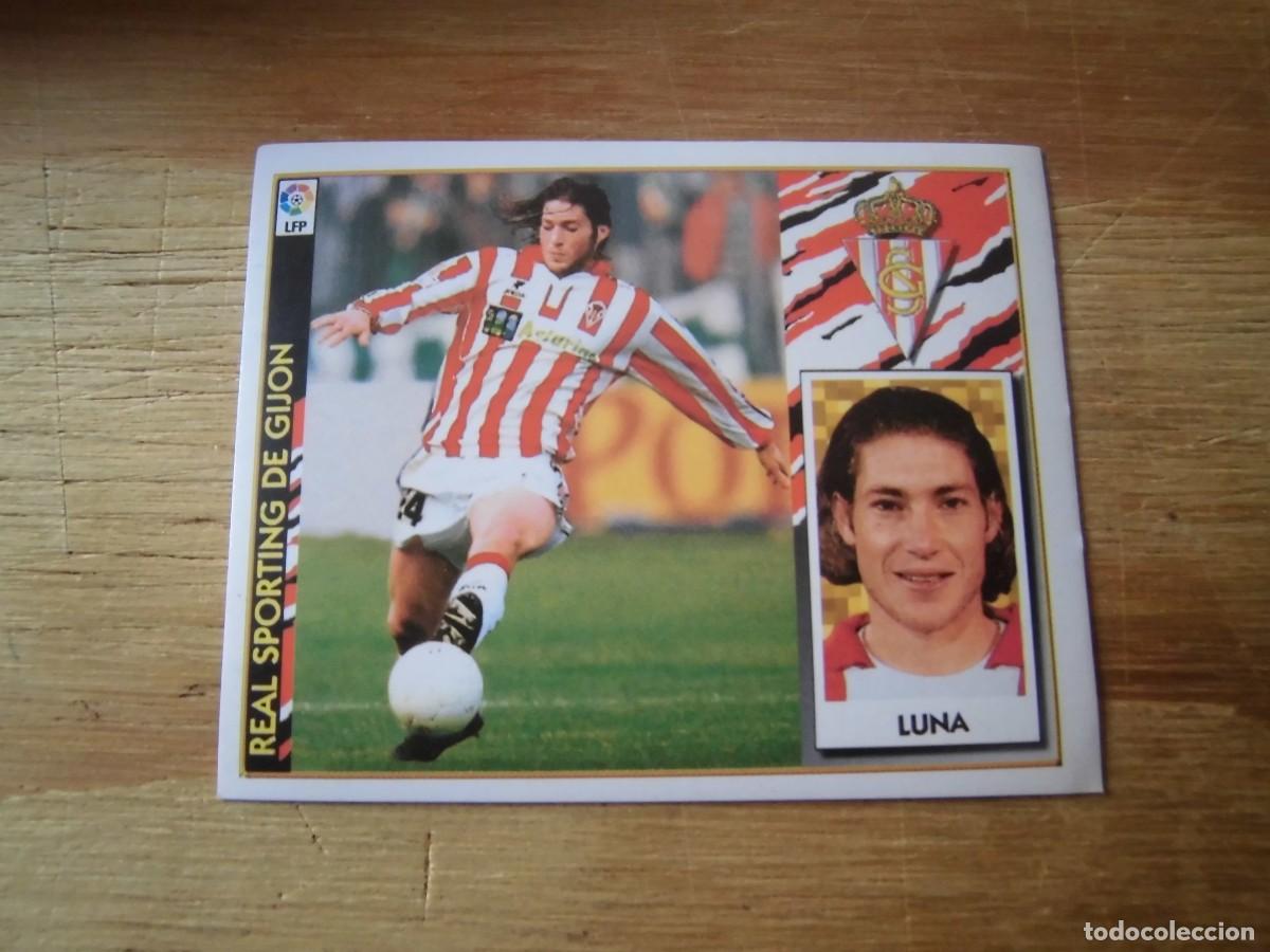 Cromos de f&uacute;tbol: LUNA SPORTING DE GIJ&Oacute;N LIGA 97-98 COLECCIONES ESTE NUEVO DE SOBRE