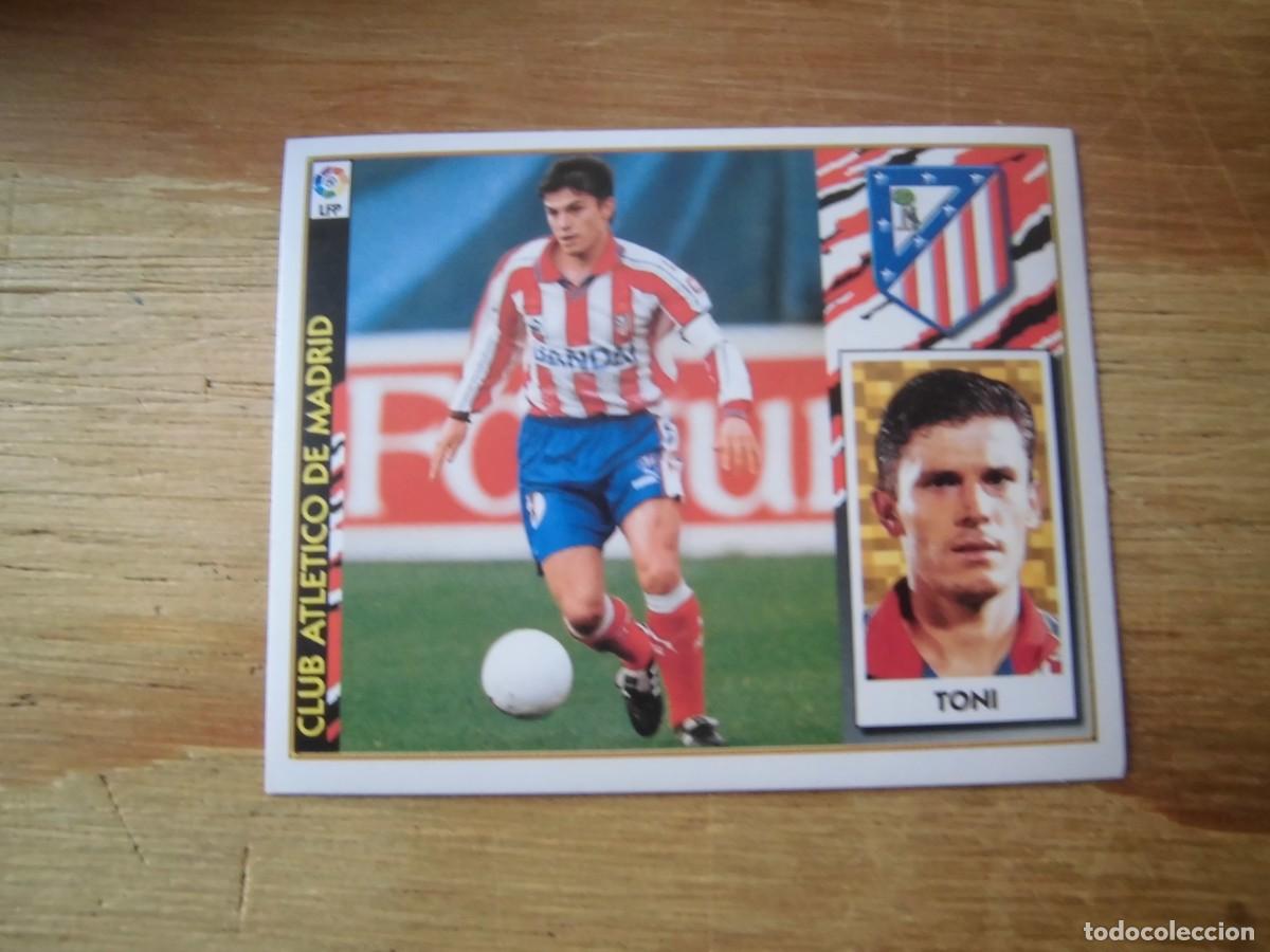 Football Stickers: TONI ATL&Eacute;TICO DE MADRID LIGA 97-98 COLECCIONES ESTE NUEVO DE SOBRE