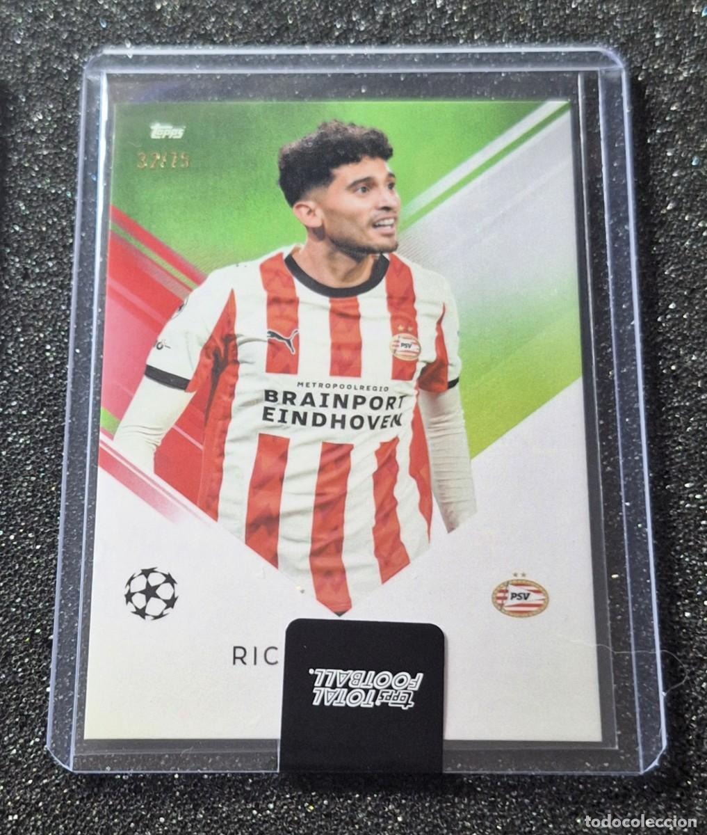 Football Stickers: Ricardo Pepi PSV Eindhoven Topps Total Football 32/75 Green
