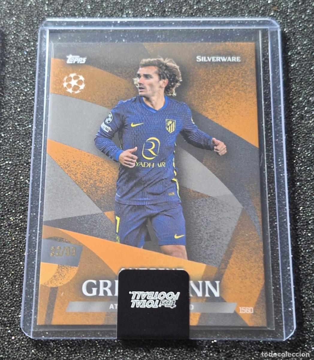 Football Stickers: Antoine Griezmann Atletico de Madrid Topps Total Football 22/99 Silverware