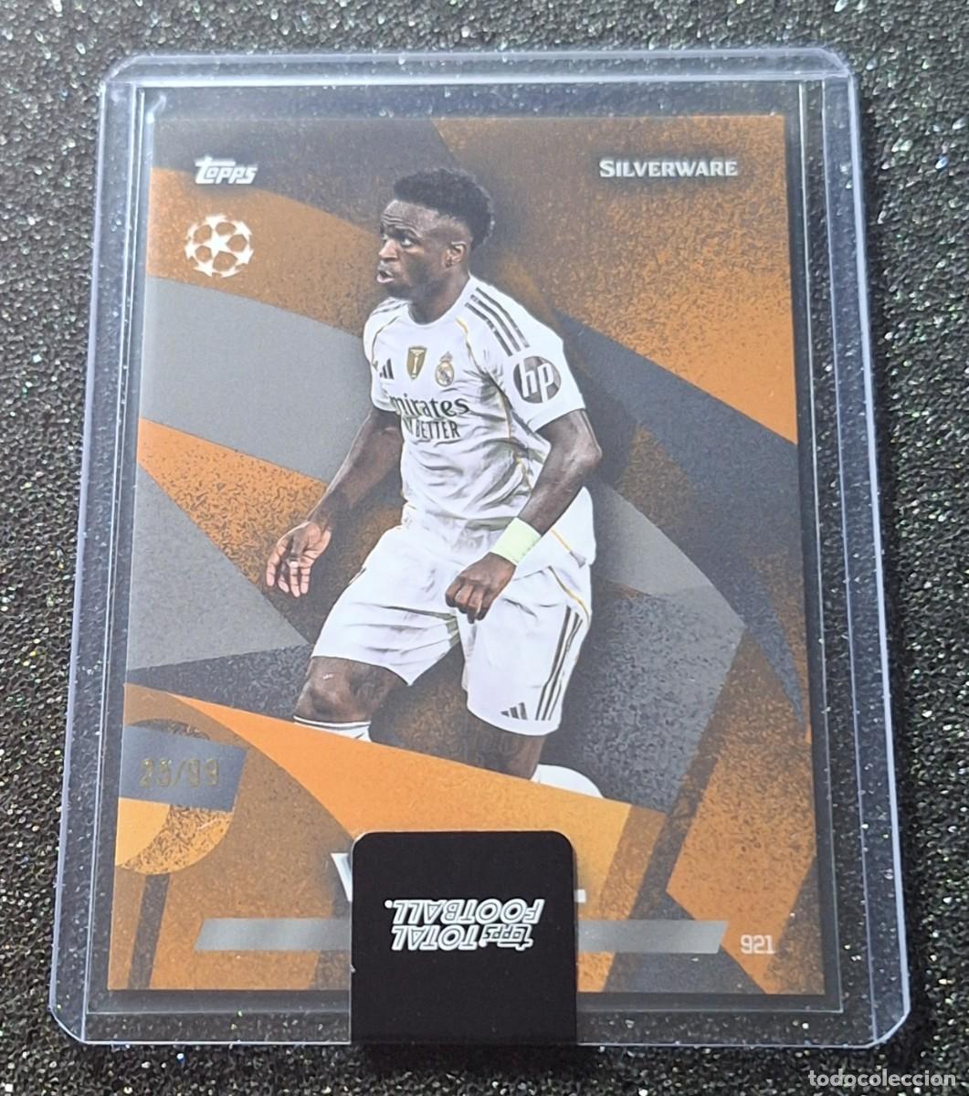 Football Stickers: Vinicius Jr. Vini Real Madrid Topps Total Football 25/99 Silverware