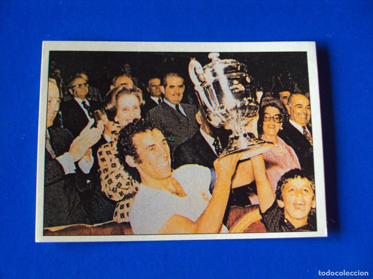 Figurine di Calcio: CROMO N&ordm; 81 CAMPE&Oacute;N DE COPA 1975 &Aacute;LBUM COLECCI&Oacute;N REAL MADRID 95 96 1995 1996 PANINI NUNCA PEGADO
