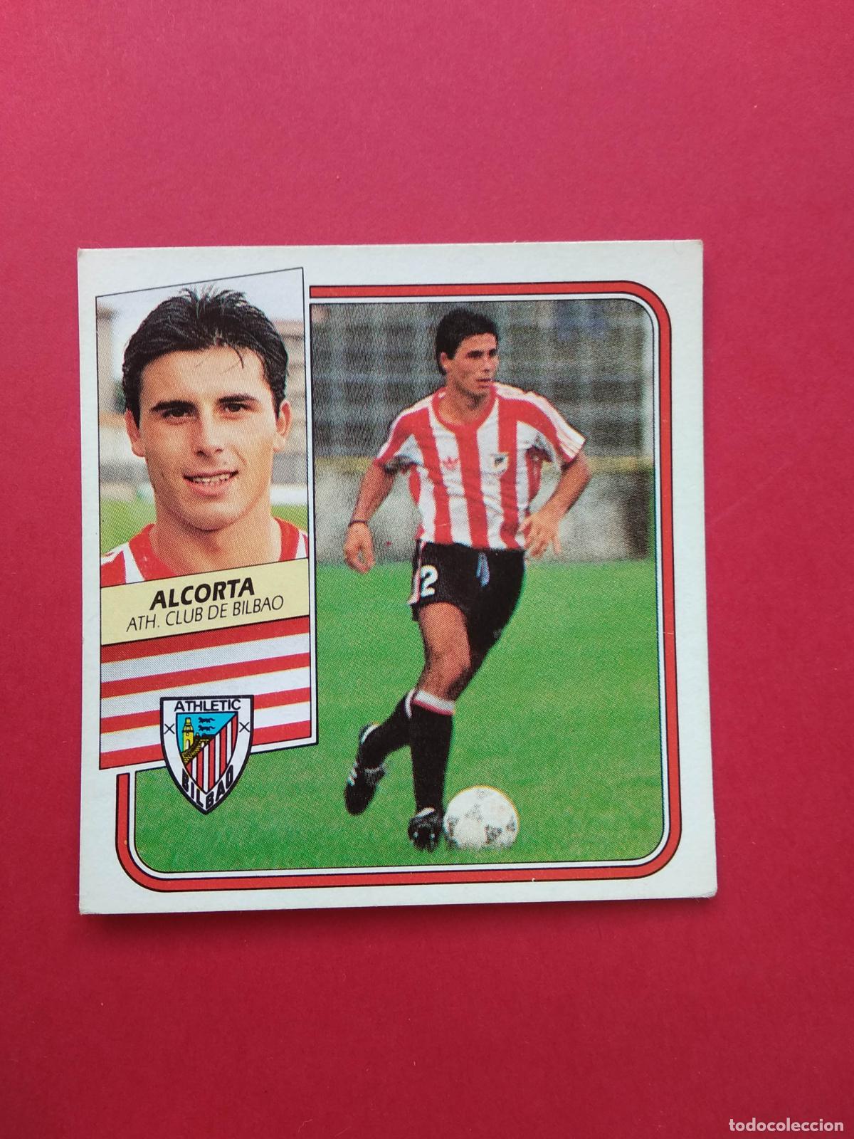 Football Stickers: EDICIONES ESTE LIGA 89 90 1989 1990 CROMO NUNCA PEGADO ATHLETIC DE BILBAO , ALCORTA ALKORTA