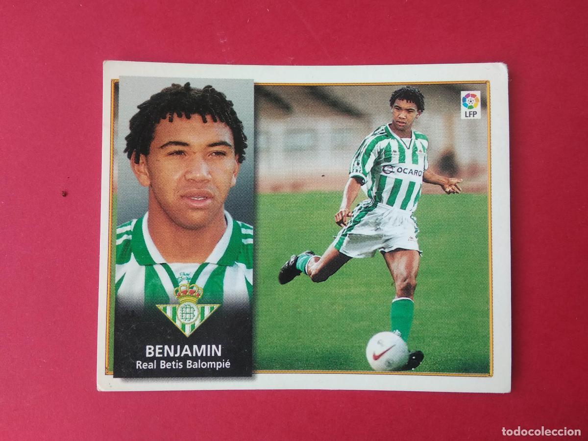 Cromos de f&uacute;tbol: CROMO EDICIONES ESTE LIGA 98 99 1998 1999 FICHAJE N&ordm; 3 BENJAMIN BETIS NUNCA PEGADO