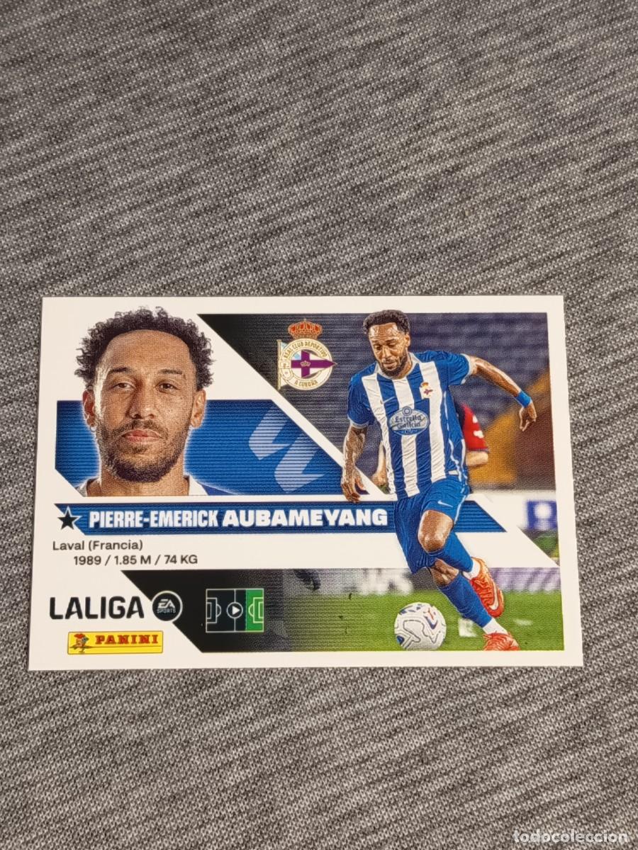 Cromos de f&uacute;tbol: Liga este 26 27 Panini AUBAMEYANG FICHAJE N&deg;12 DEPORTIVO DE LA CORU&Ntilde;A nuevo