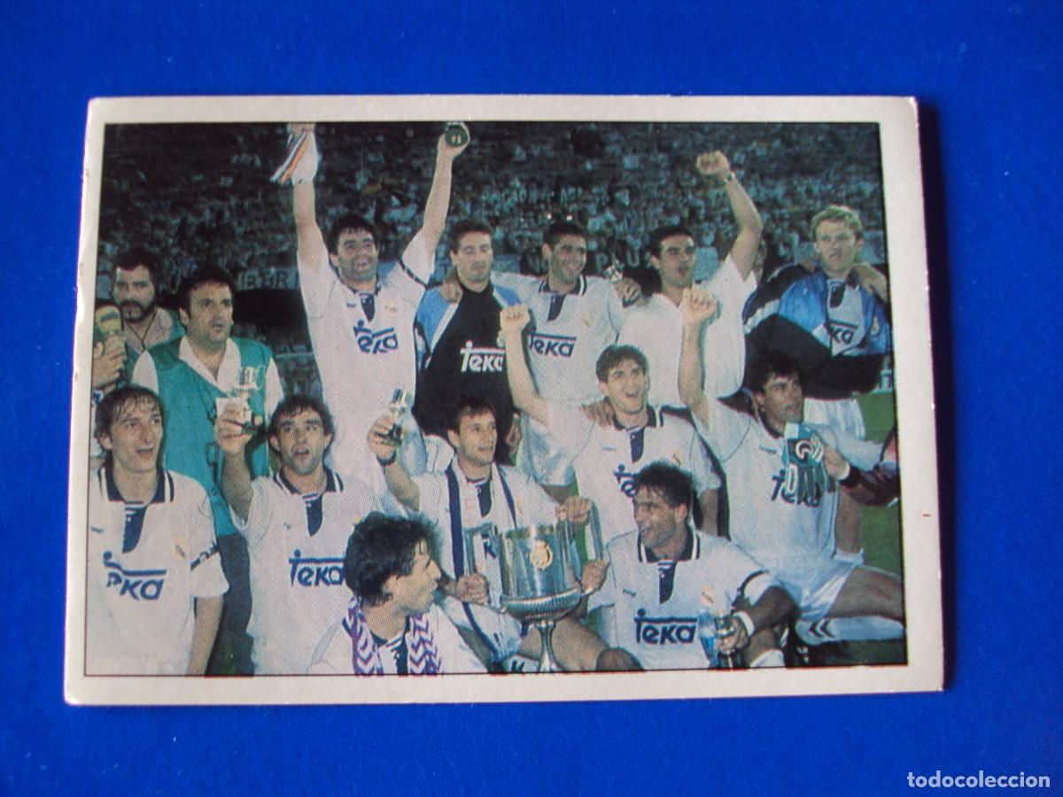 Figurine di Calcio: CROMO N&ordm; 86 CAMPE&Oacute;N DE COPA 1993 &Aacute;LBUM COLECCI&Oacute;N REAL MADRID 95 96 1995 1996 PANINI NUNCA PEGADO
