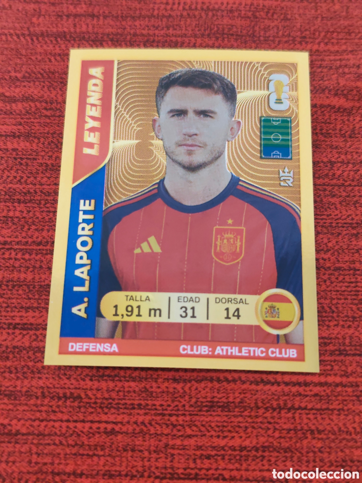 Figurine di Calcio: 345 LAPORTE ESPA&Ntilde;A CAMPEONA MUNDIAL 2026 EDITORIAL TRES REYES