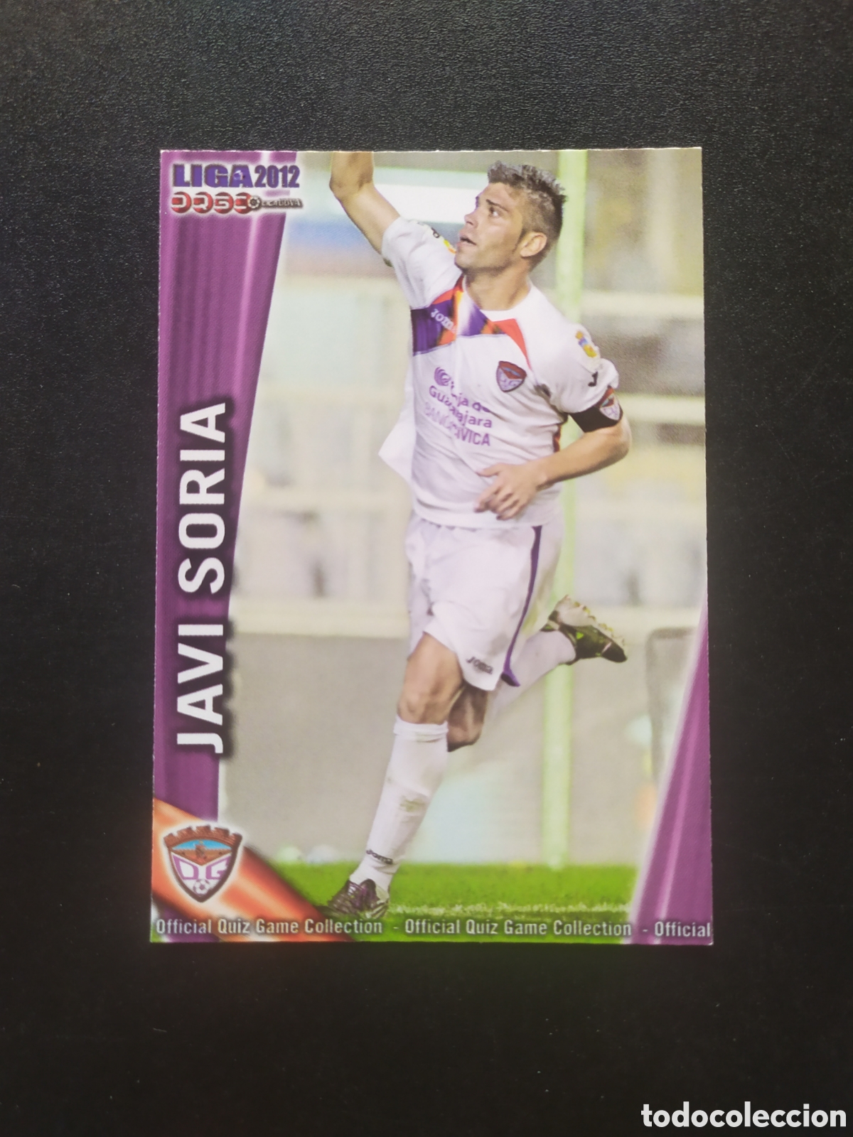 Cromos de Futebol: Mundicromo fichas Liga 2011 2012 11 12 Javi Soria n&deg; 1158 Guadalajara
