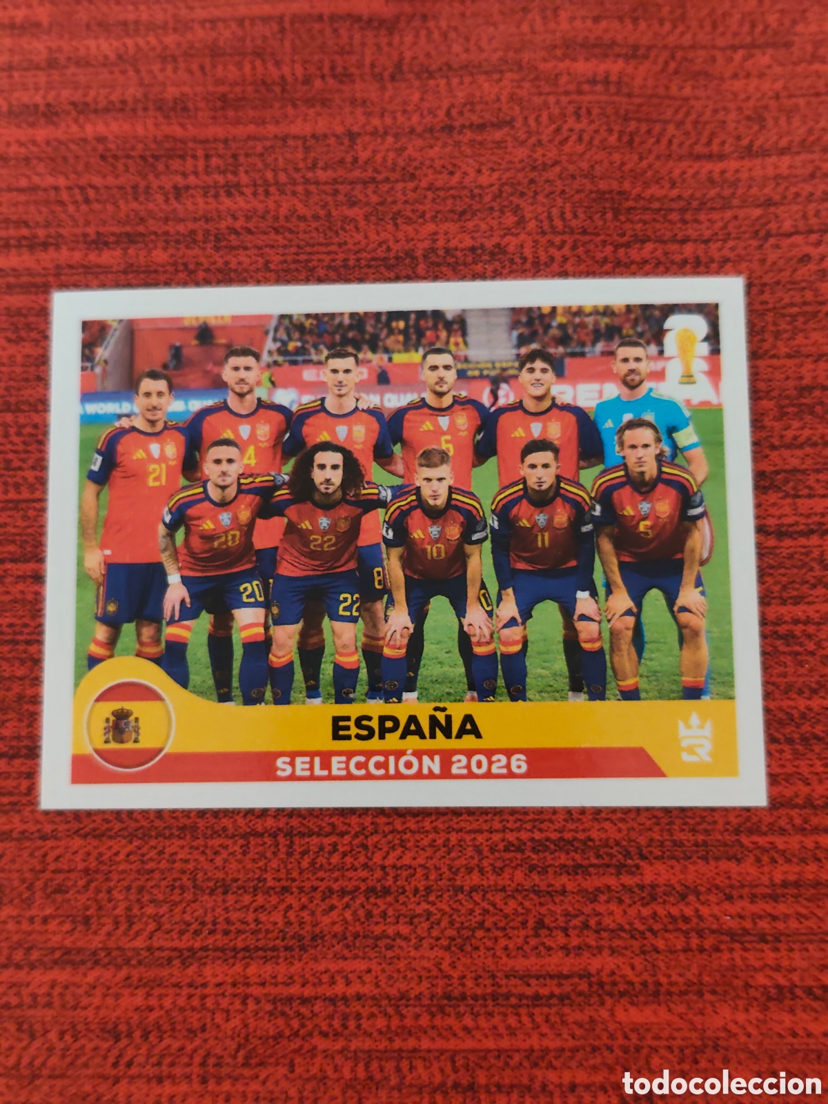 Cromos de f&uacute;tbol: 339 SELECCI&Oacute;N ESPA&Ntilde;OLA CAMPEONA MUNDIAL 2026 EDITORIAL TRES REYES