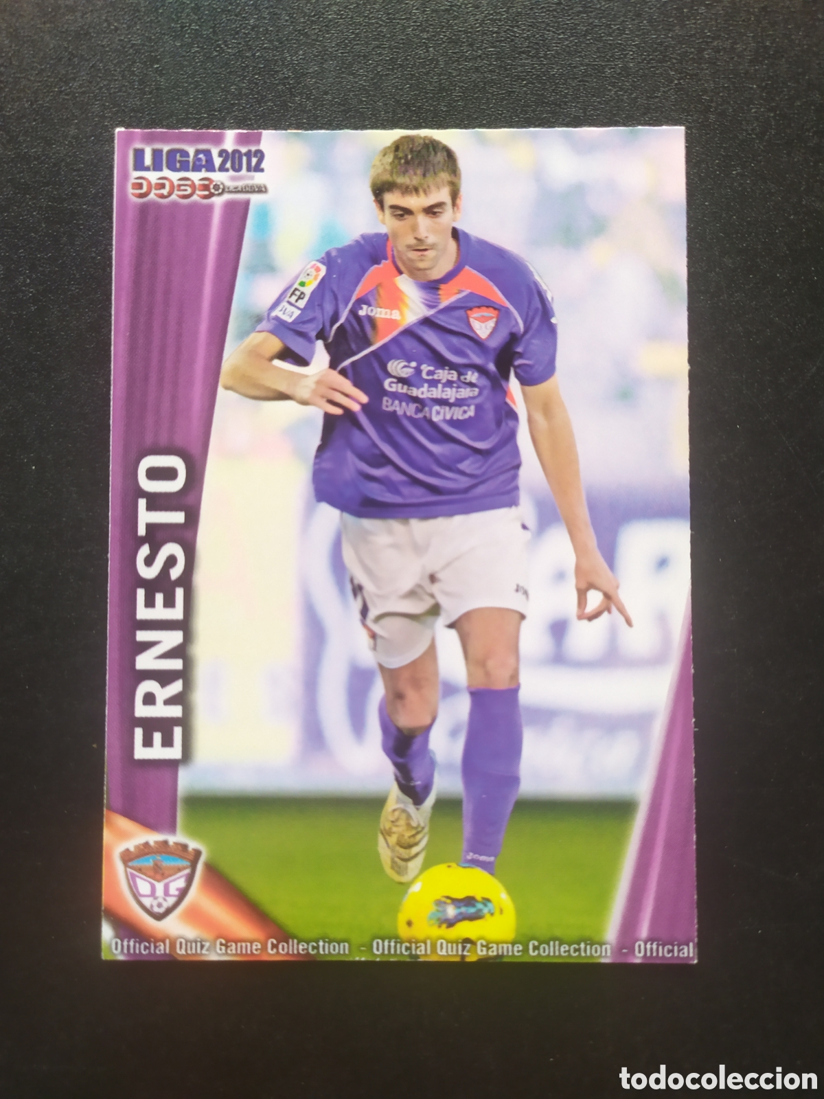 Cromos de f&uacute;tbol: Mundicromo fichas Liga 2011 2012 11 12 Ernesto n&deg; 1167 Guadalajara