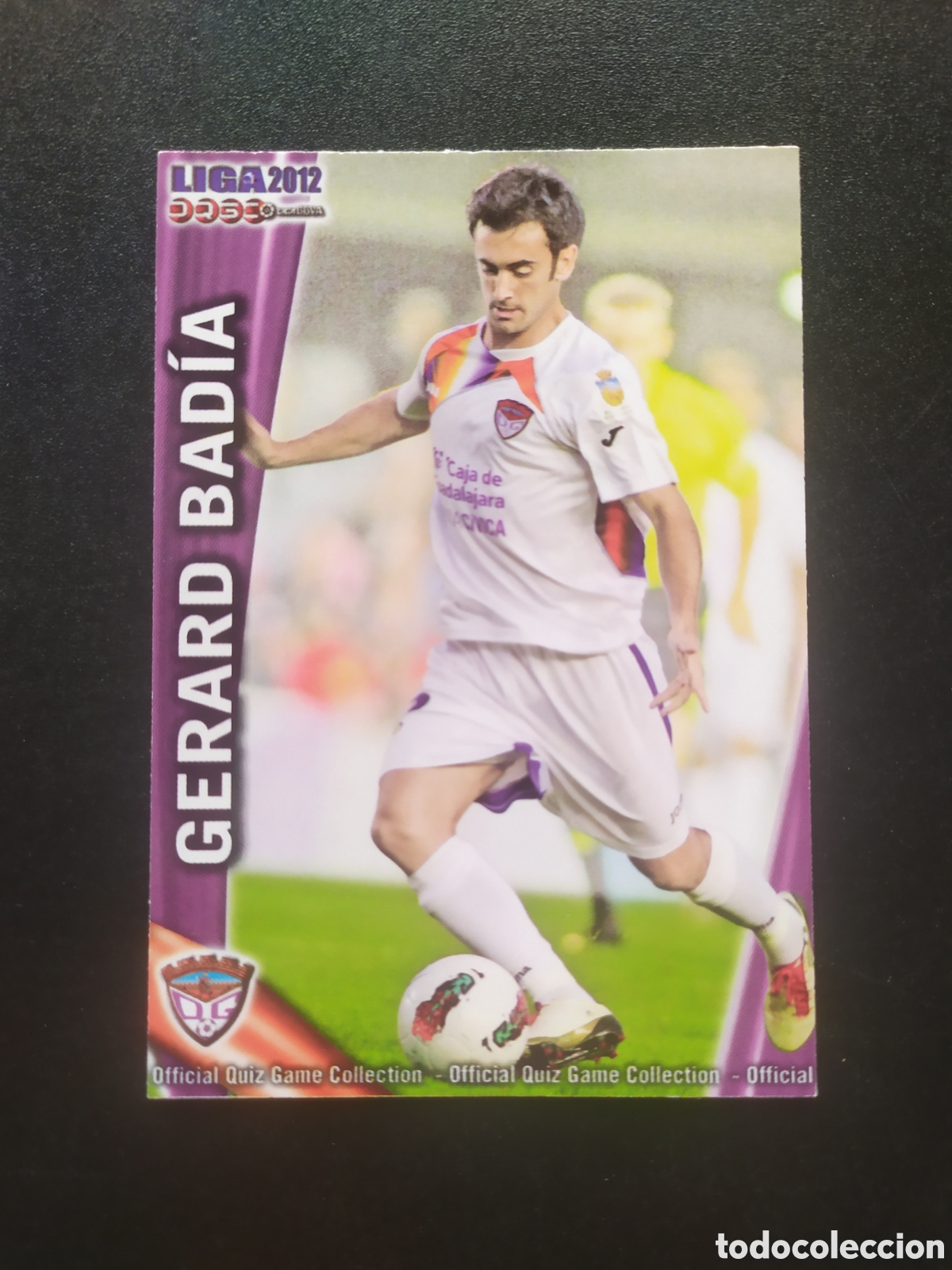 Cromos de f&uacute;tbol: Mundicromo fichas Liga 2011 2012 11 12 Gerard Badia n&deg; 1168 Guadalajara
