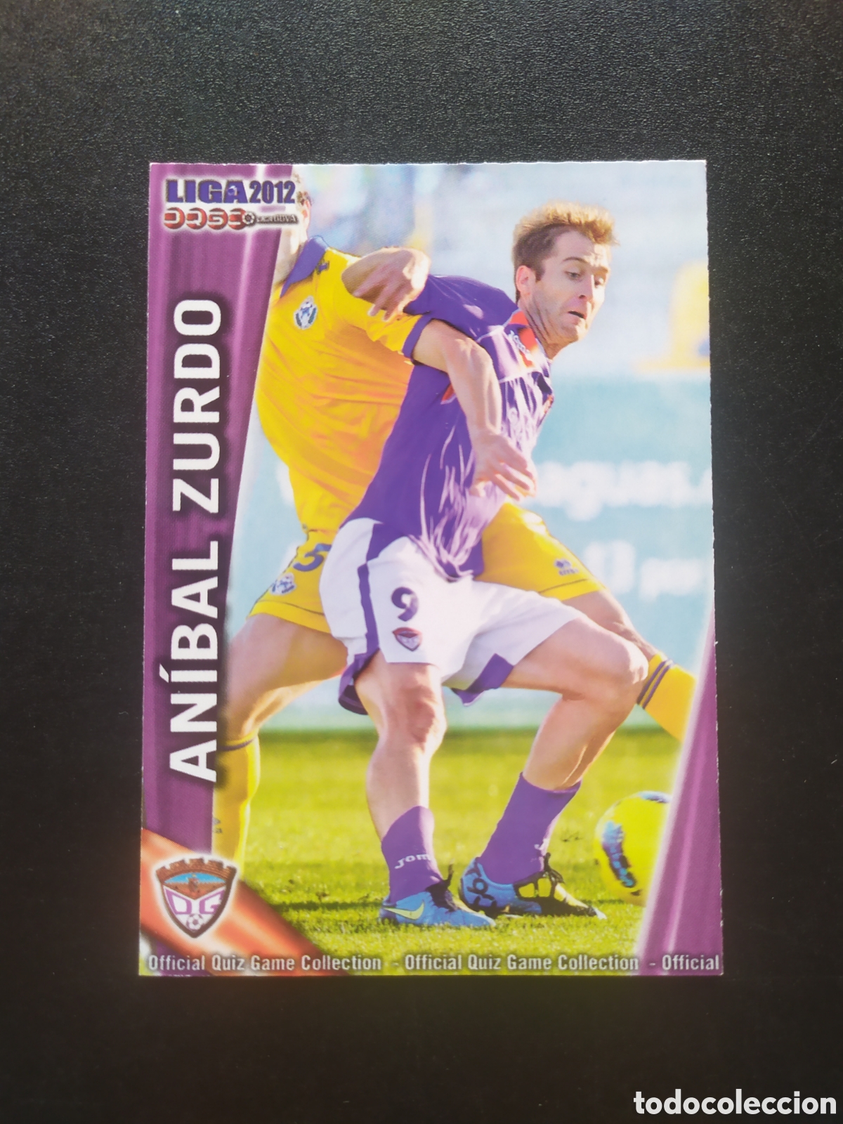 Cromos de f&uacute;tbol: Mundicromo fichas Liga 2011 2012 11 12 An&iacute;bal Zurdo n&deg; 1169 Guadalajara