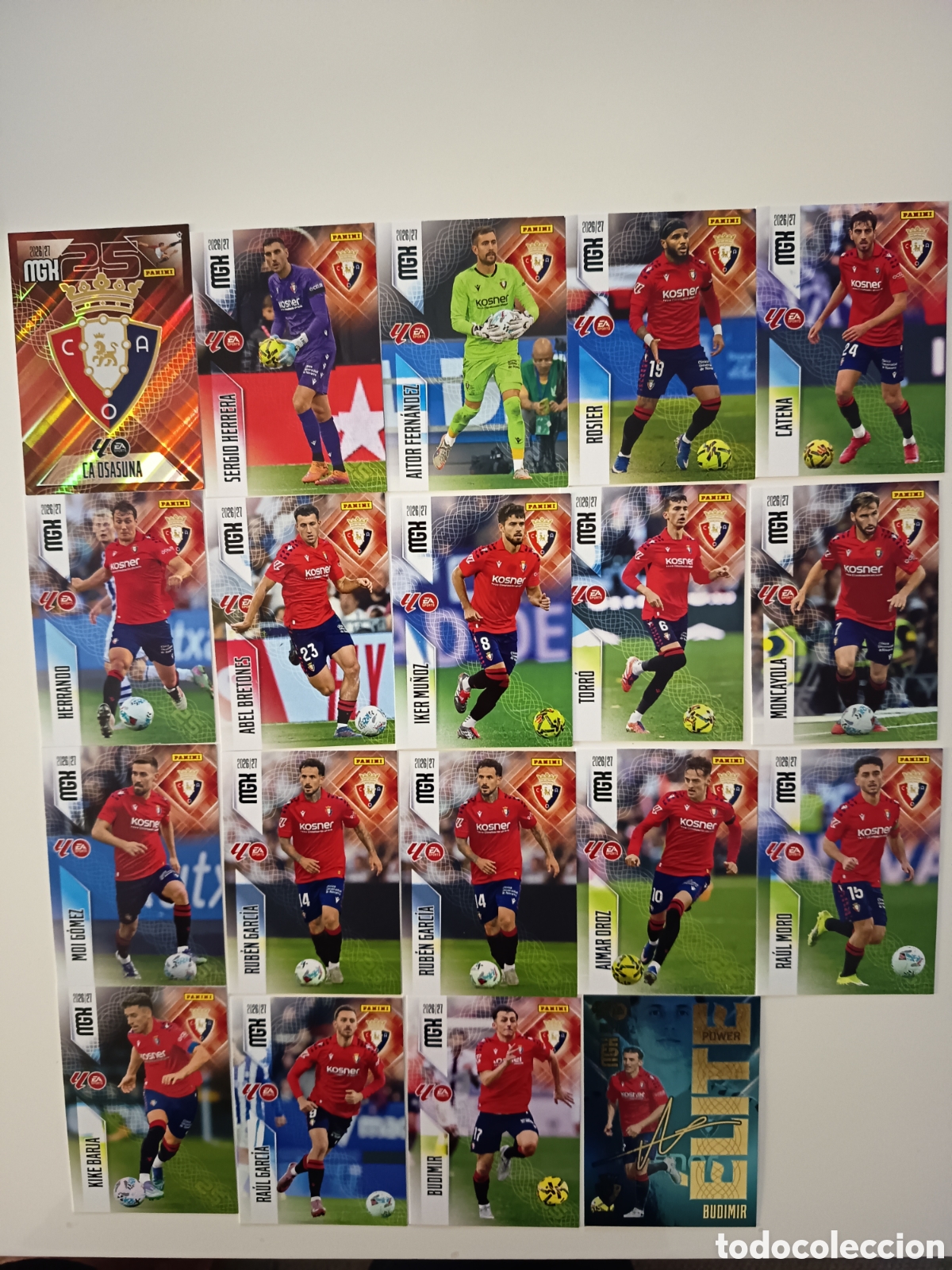 Cromos de f&uacute;tbol: Lote Osasuna megacracks 2026-2027