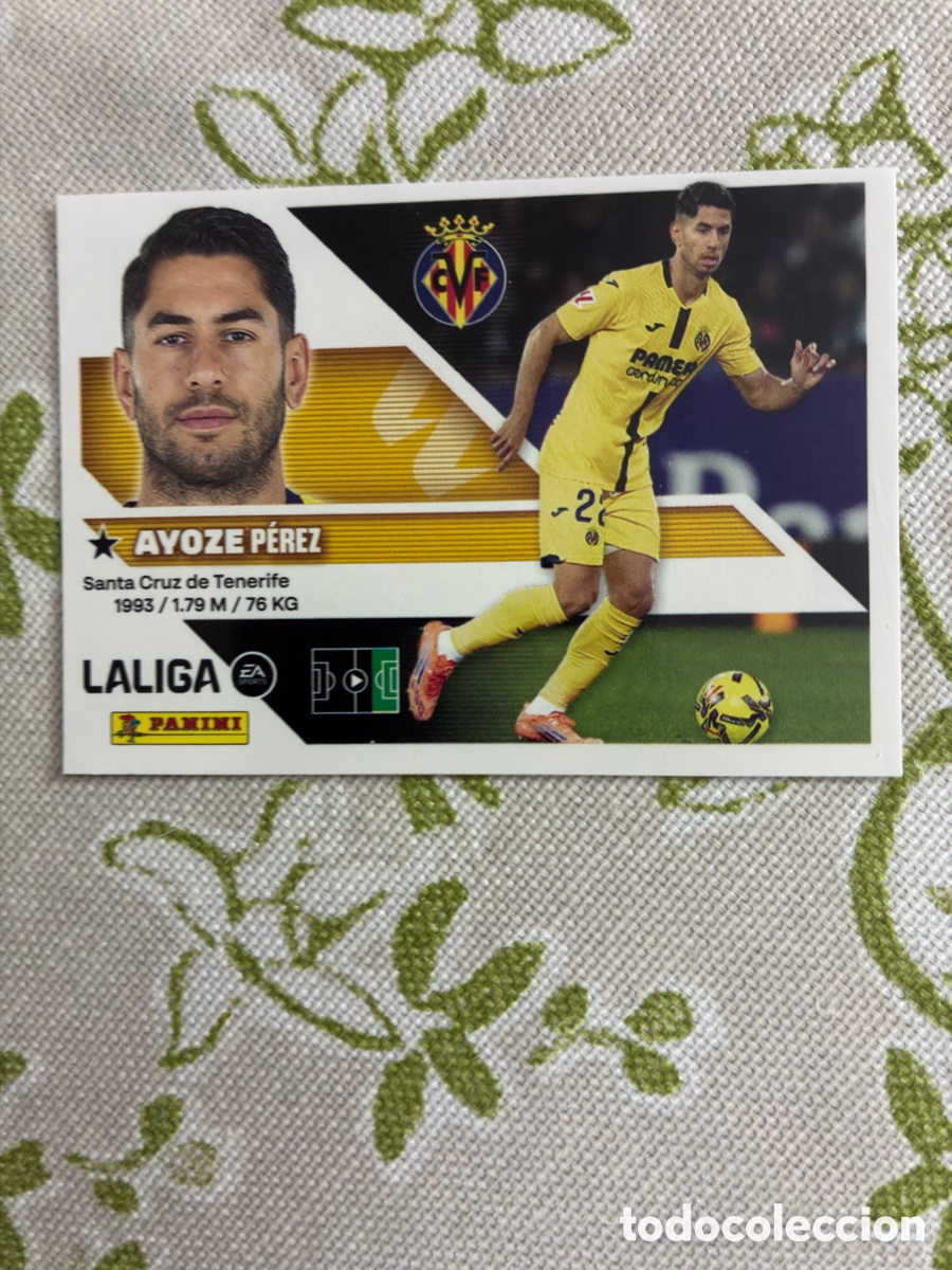 Cromos de f&uacute;tbol: Cromo Ayoze P&eacute;rez N.&ordm; 17 (Villarreal CF) - Colecci&oacute;n Liga 2026-27 Ediciones Este / Panini