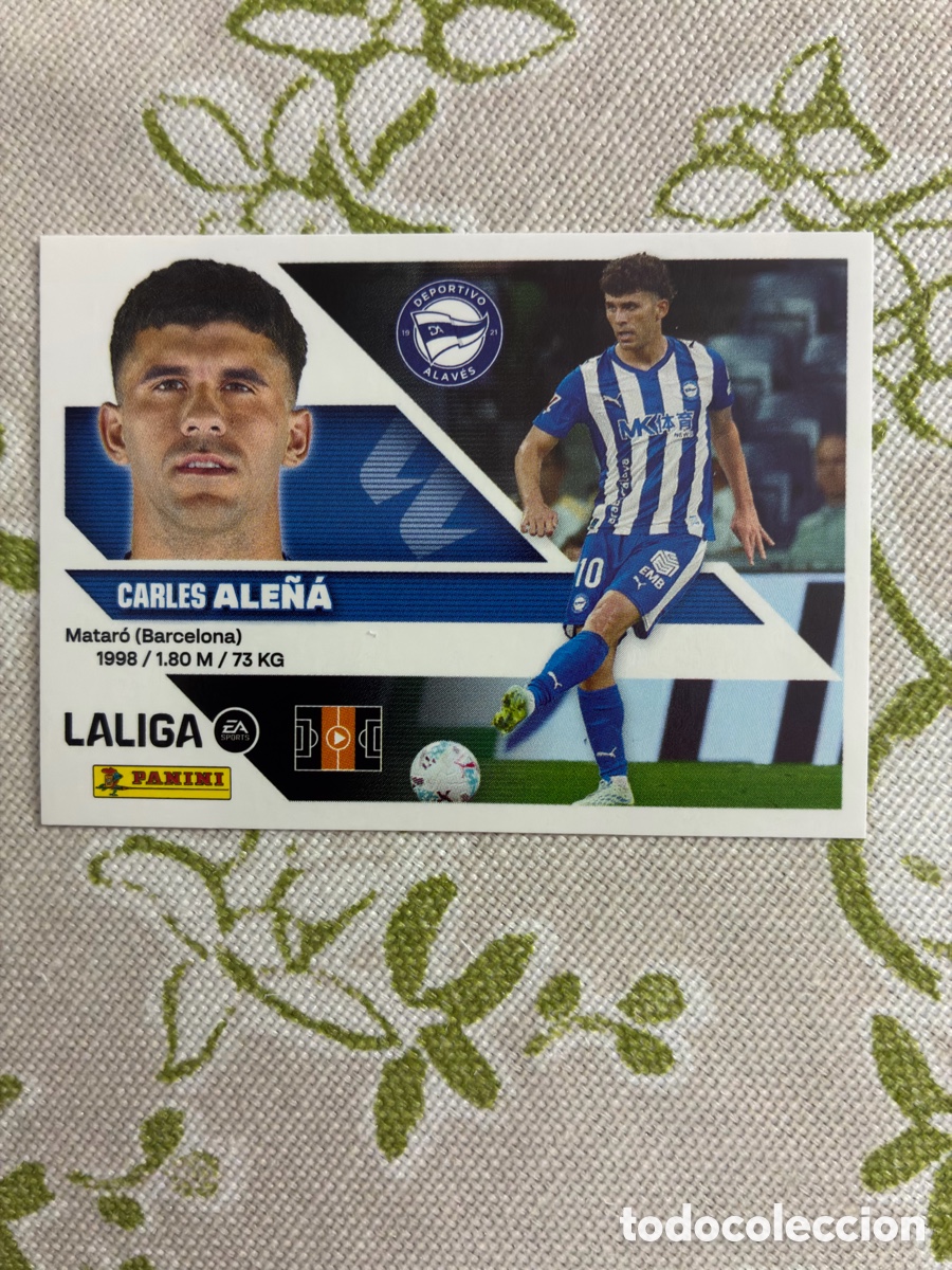 Cromos de f&uacute;tbol: Cromo Carles Ale&ntilde;&aacute; N.&ordm; 14 (Deportivo Alav&eacute;s) - Colecci&oacute;n Liga 2026-27 Ediciones Este / Panini