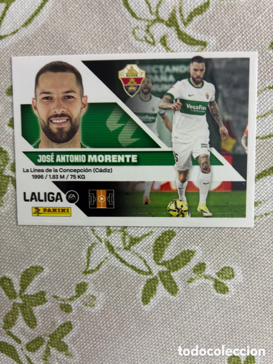 Cromos de f&uacute;tbol: Cromo Jos&eacute; Antonio Morente N.&ordm; 16 (Elche CF) - Colecci&oacute;n Liga 2026-27 Ediciones Este / Panini