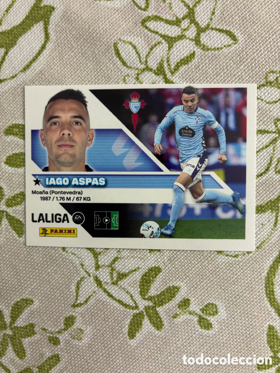 Cromos de f&uacute;tbol: Cromo Iago Aspas N.&ordm; 17 (RC Celta) - Colecci&oacute;n Liga 2026-27 Ediciones Este / Panini