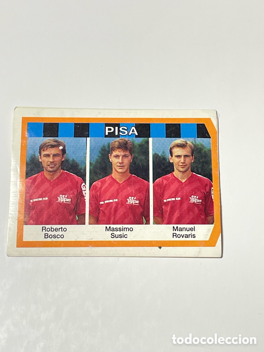 Cromos de f&uacute;tbol: Roberto Bosco - Massimo Susic - Manuel Rovaris Pisa CalcioFlash 93/94 #382