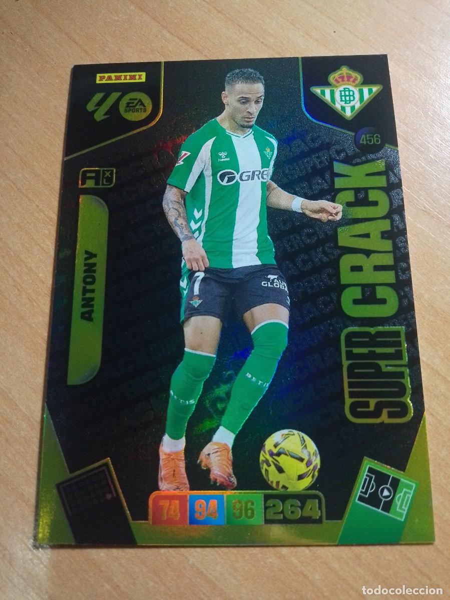 Cromos de f&uacute;tbol: 456 ANTONY SUPER CRACK DEL BETIS 25 26 ADRENALYN XL 2025 2026