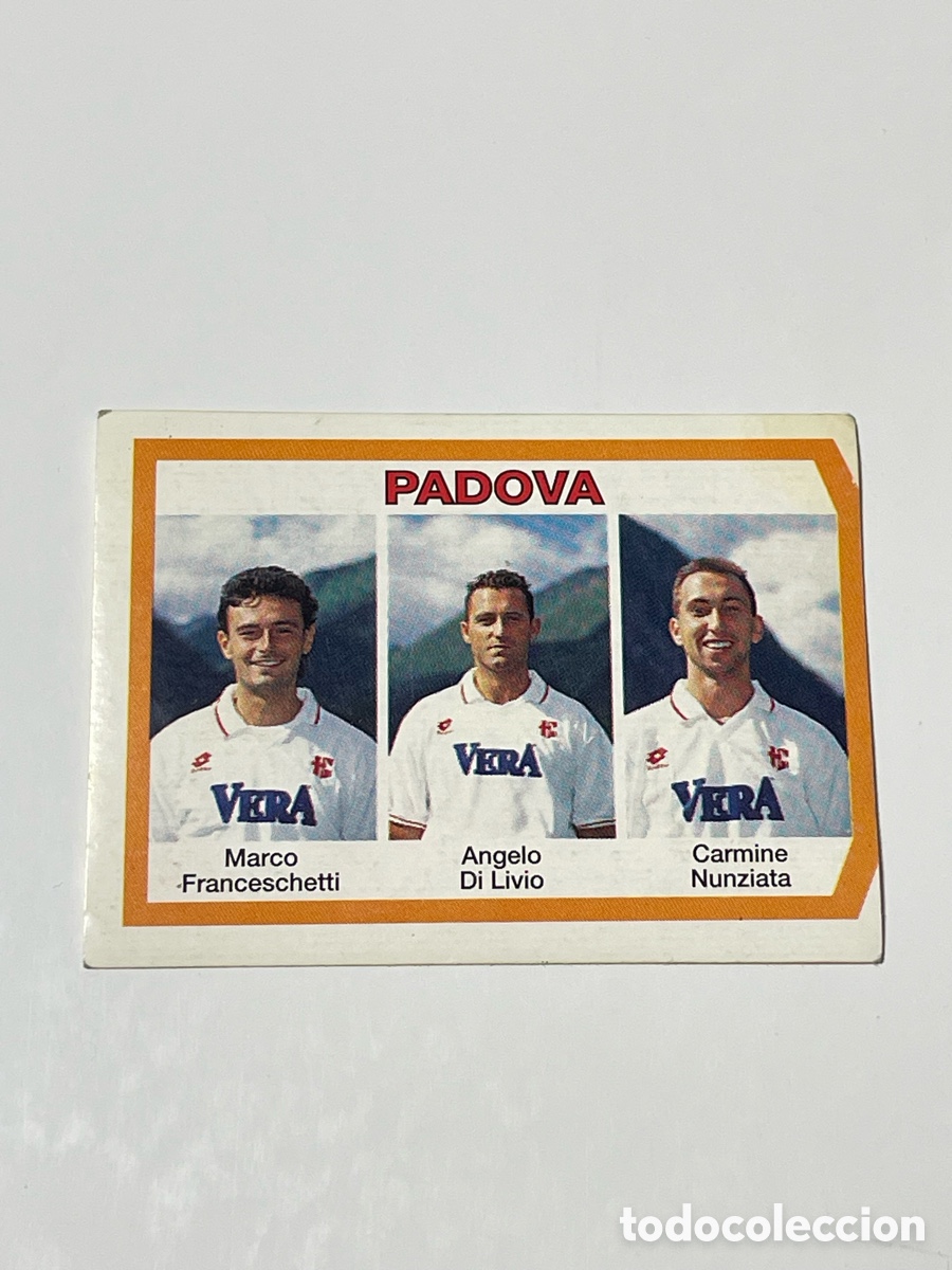 Cromos de f&uacute;tbol: Marco Franceschetti -Angelo Di Livio - Carmine Nunziata Padova CalcioFlash 93/94 #371