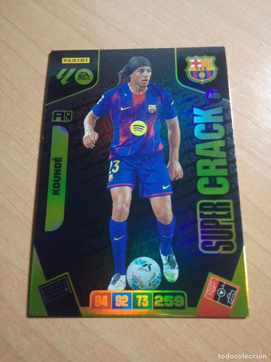 Cromos de f&uacute;tbol: 449 KOUNDE SUPER CRACK DEL BARCELONA 25 26 ADRENALYN XL 2025 2026