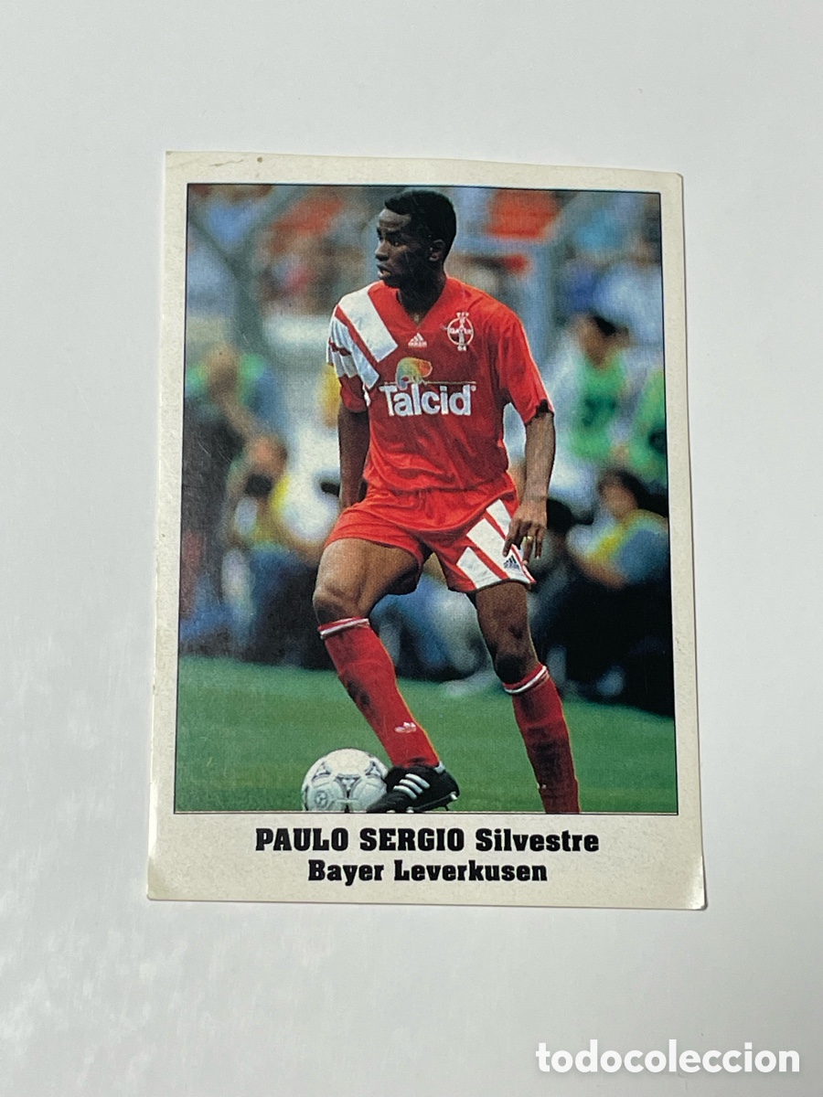Cromos de f&uacute;tbol: Paulo Sergio Bayer Leverkusen SL Italy Eurocups star parade 94/95 #190