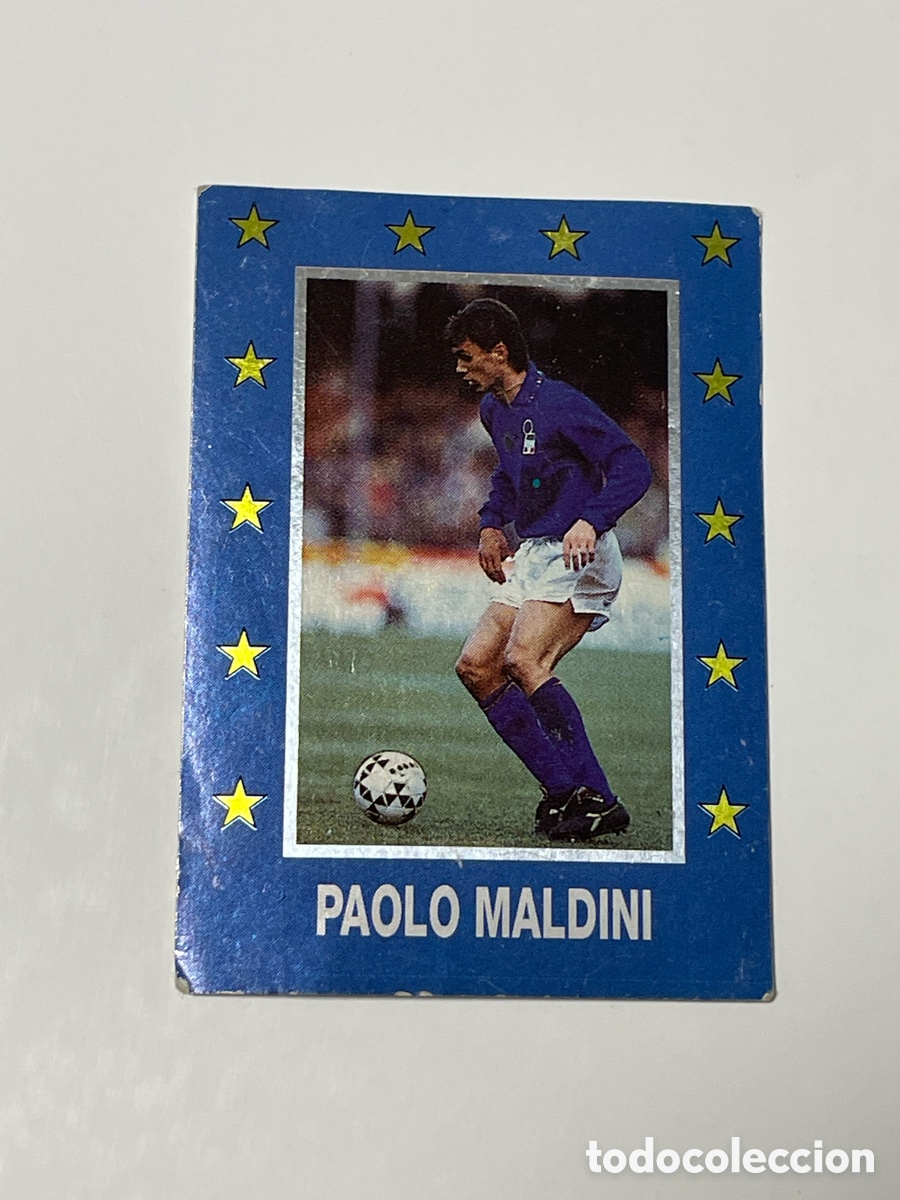 Cromos de f&uacute;tbol: Paolo Maldini Italia CalcioFlash 93/94 Stelle