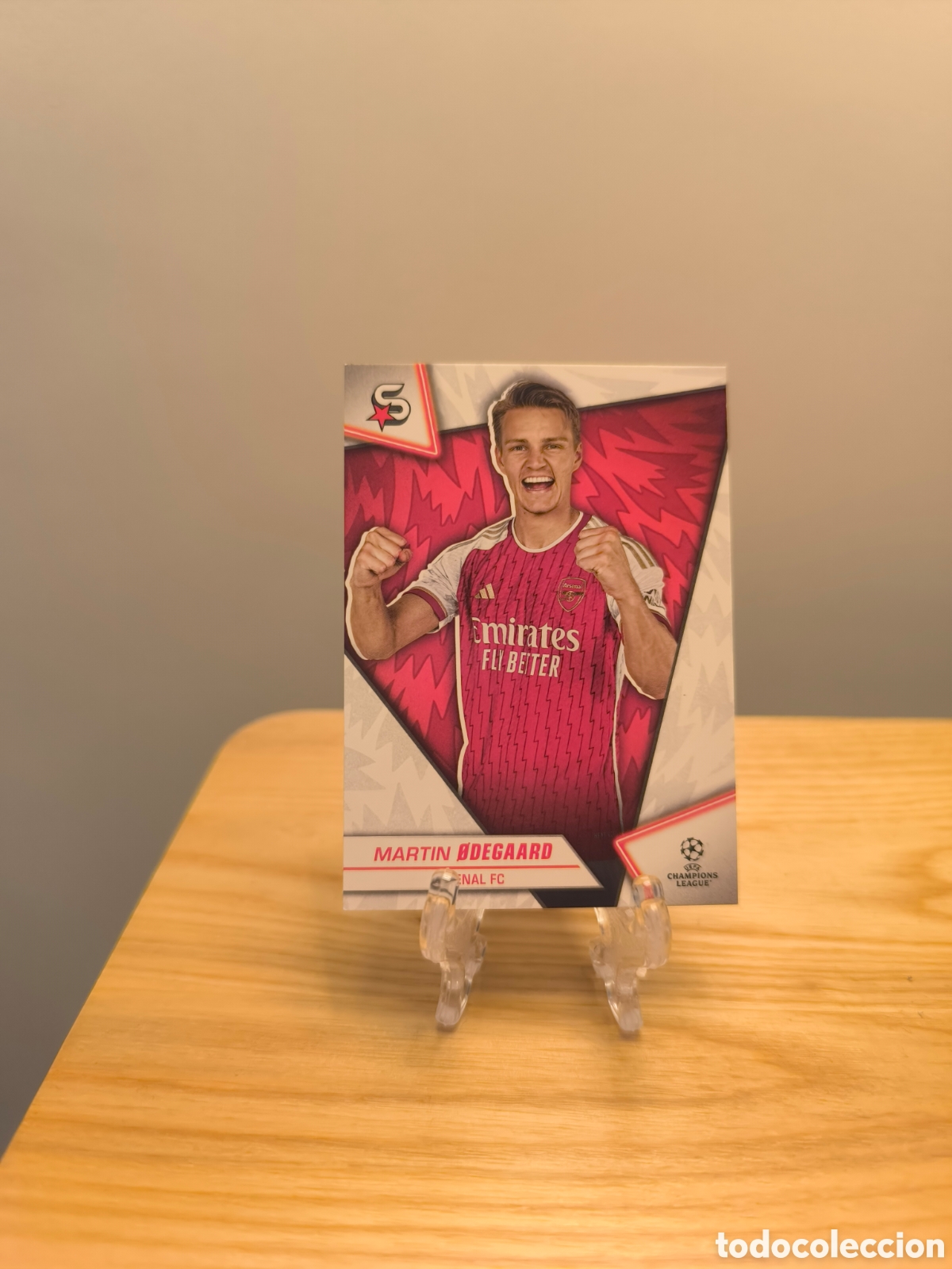 Fu&szlig;ball-Sticker: Odegaard Topps Superstar Arsenal FC