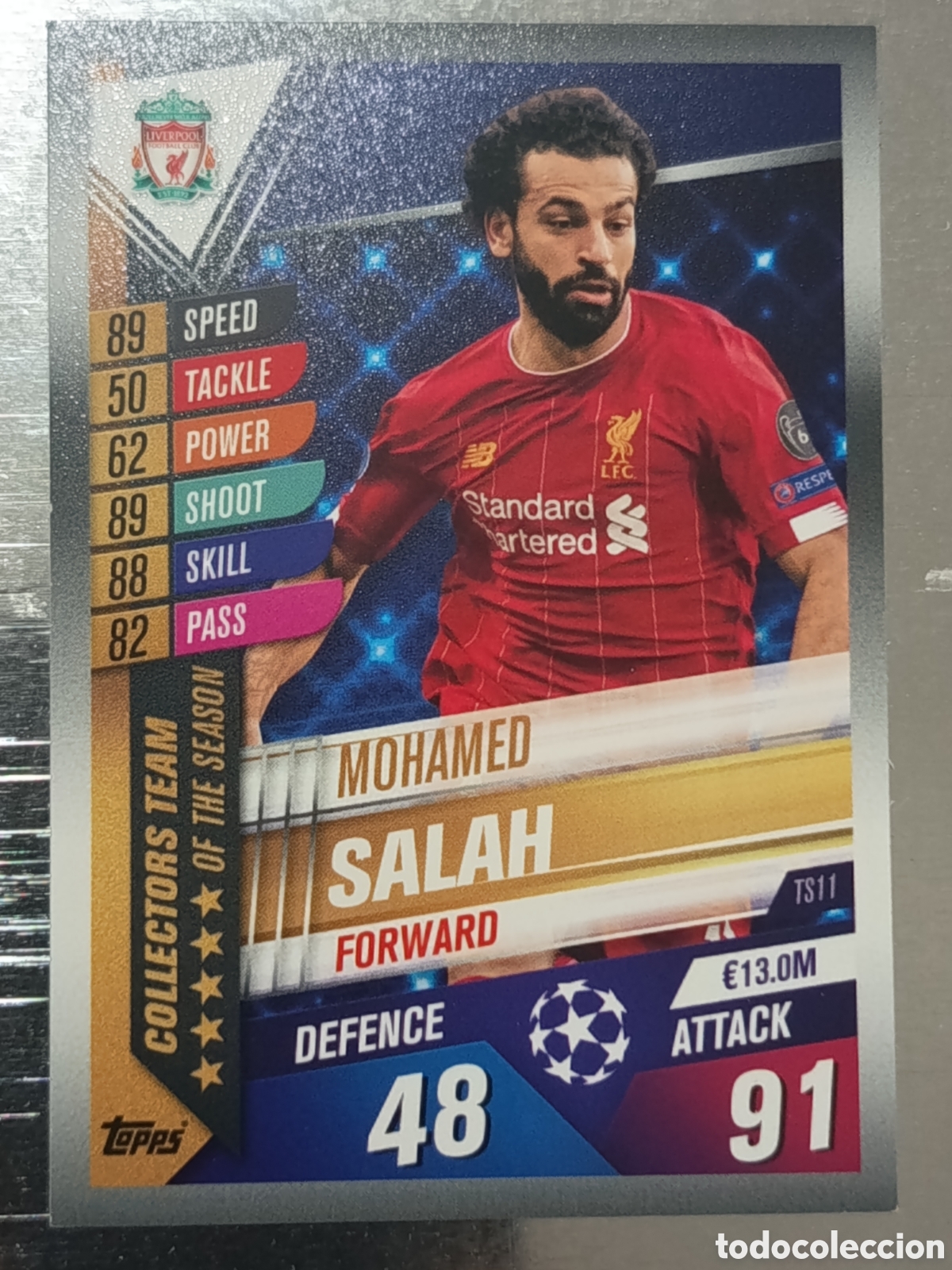 Cromos de Futebol: Mohamed Salah Liverpool 19/20 TS11