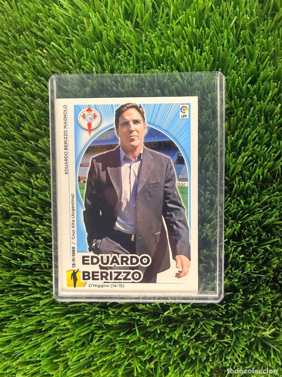 Cromos de f&uacute;tbol: N&ordm; 22 Eduardo Berizzo Entrenador RC Celta Liga Este 14 15