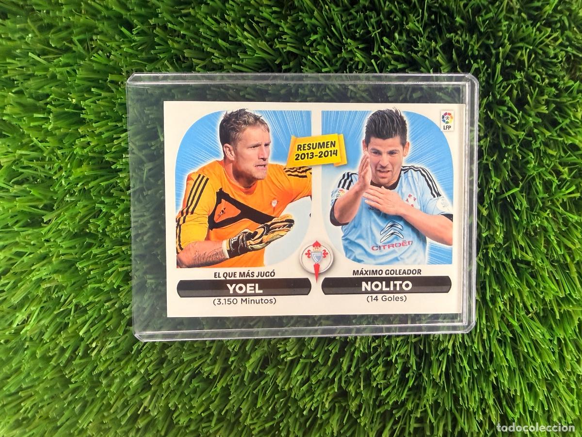 Cromos de f&uacute;tbol: N&ordm; 24 Resumen Yoel - Nolito RC Celta Liga Este 14 15