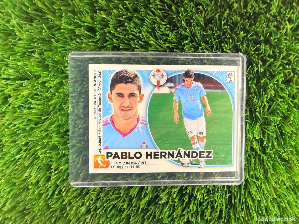 Cromos de f&uacute;tbol: N&ordm; 4 Pablo Hern&aacute;ndez &Uacute;ltimos Fichajes RC Celta Liga Este 14 15