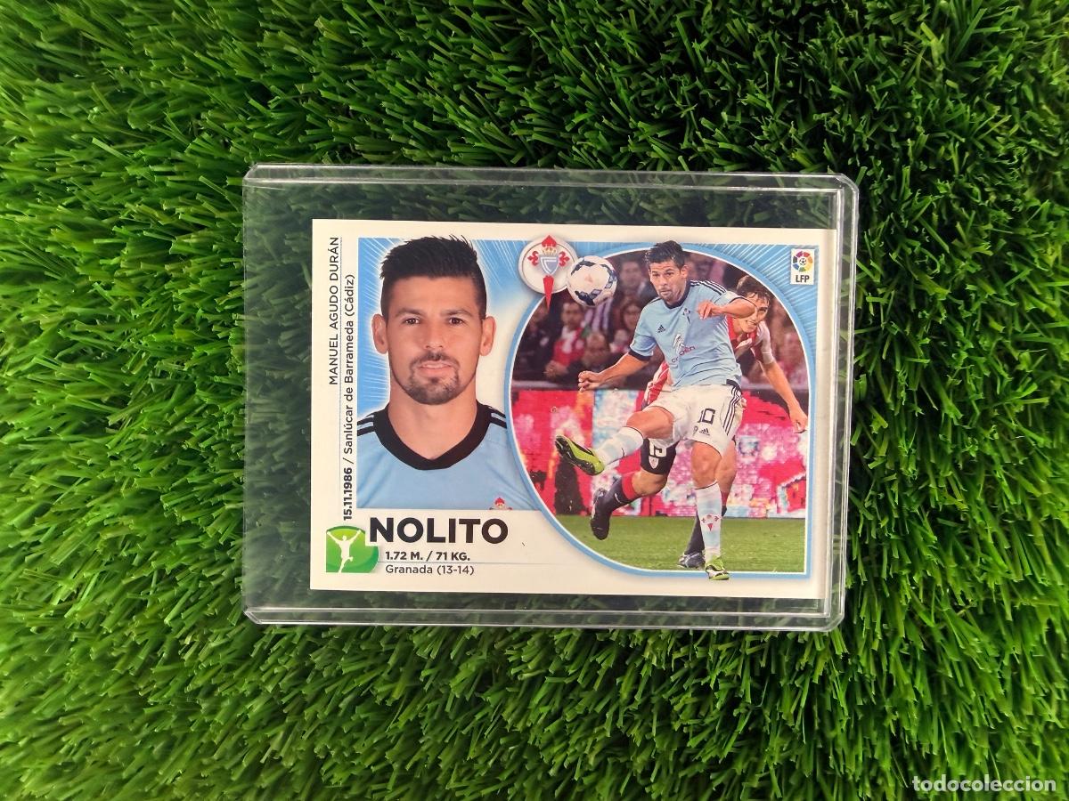 Cromos de f&uacute;tbol: N&ordm; 18 Nolito RC Celta Liga Este 14 15
