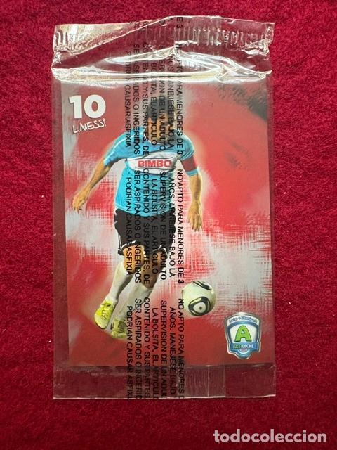 Cromos de f&uacute;tbol: TARJETAS BIMBO CARD (MEXICO) 2013 - LIONEL MESSI - SELLADA CON 2 TARJETAS