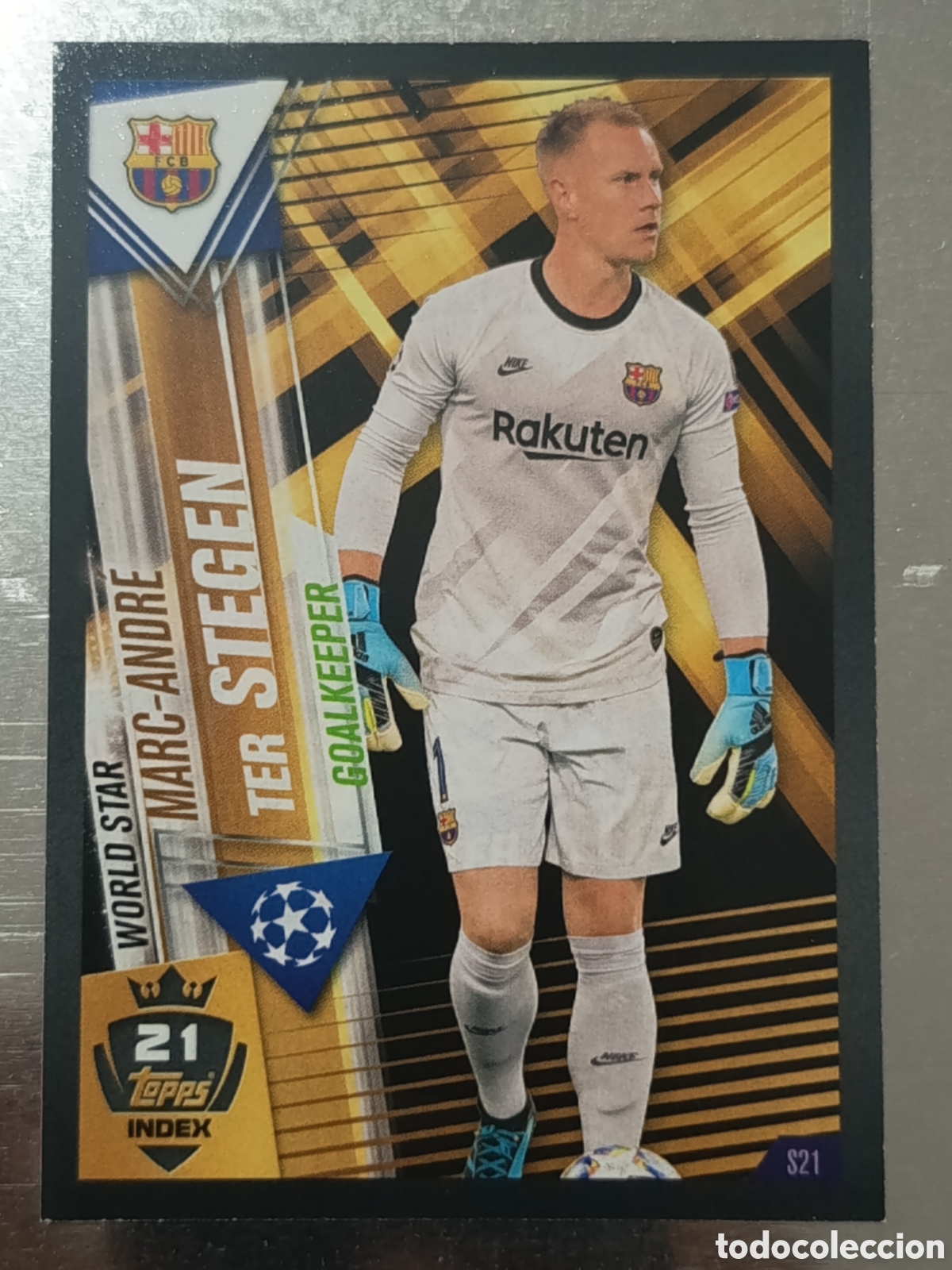 Fu&szlig;ball-Sticker: Ter Stegen 19 /20 F.C. Barcelona World Star Topps Match Attax