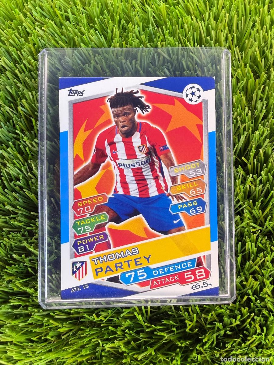 Cromos de f&uacute;tbol: N&ordm; ATL13 Thomas Partey Atl&eacute;tico de Madrid Match Attax 16 17
