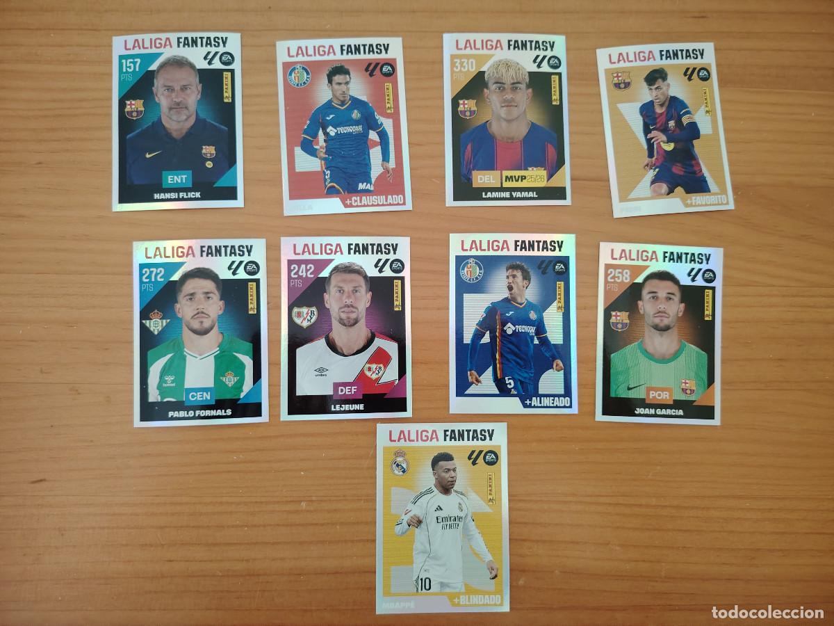 Cromos de Futebol: Lote completo 9 cromos La Liga Fantasy Panini 2026 2027 con Lamine Yamal
