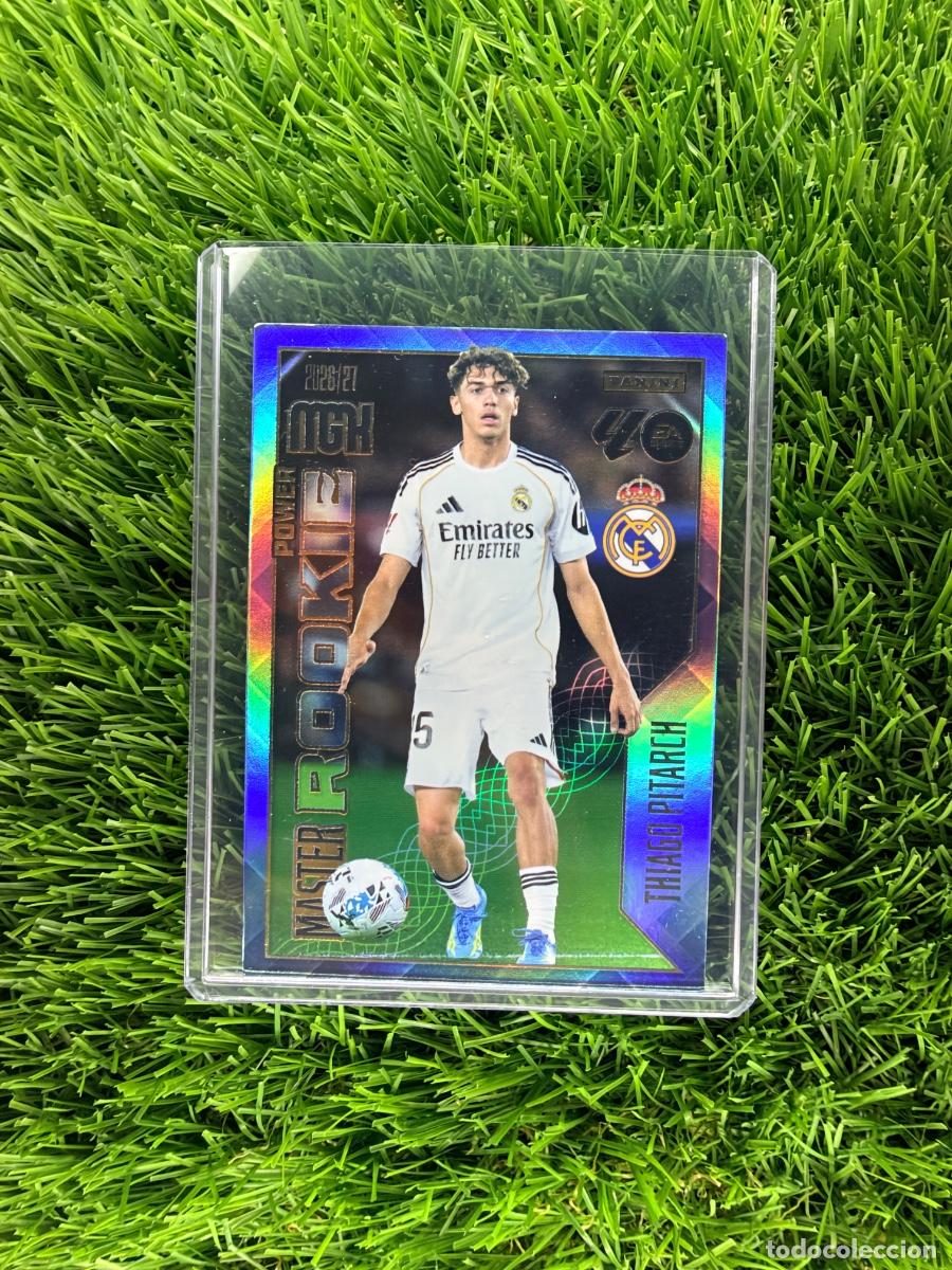 Cromos de f&uacute;tbol: N&ordm; 419P Thiago Pitarch Master Rookie Power Real Madrid CF Megacracks 26 27