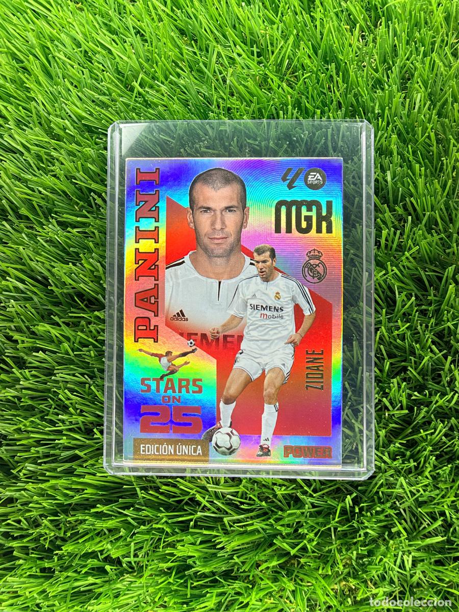 Cromos de f&uacute;tbol: N&ordm; 430P Zidane Stars on 25 Power Real Madrid CF Megacracks 26 27