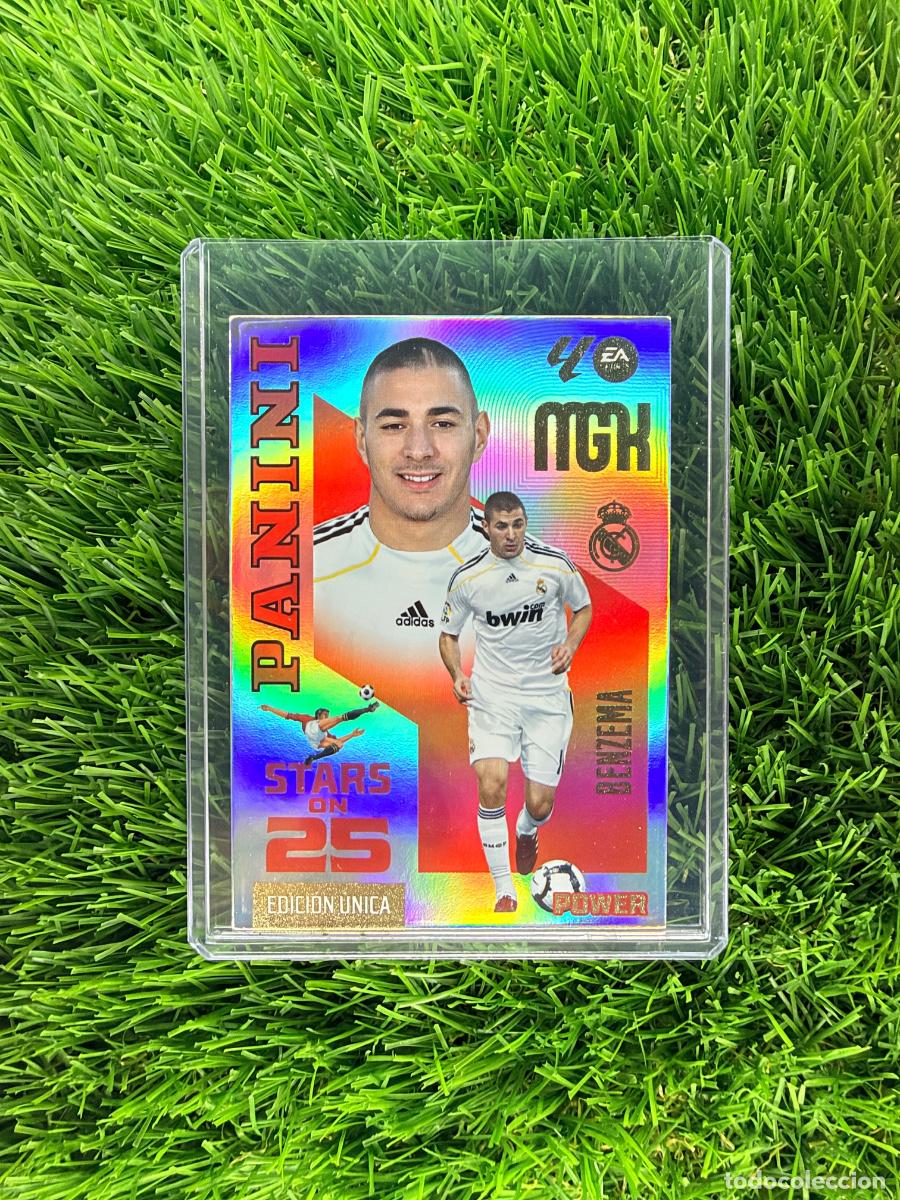 Cromos de f&uacute;tbol: N&ordm; 441P Benzema Stars on 25 Power Real Madrid CF Megacracks 26 27
