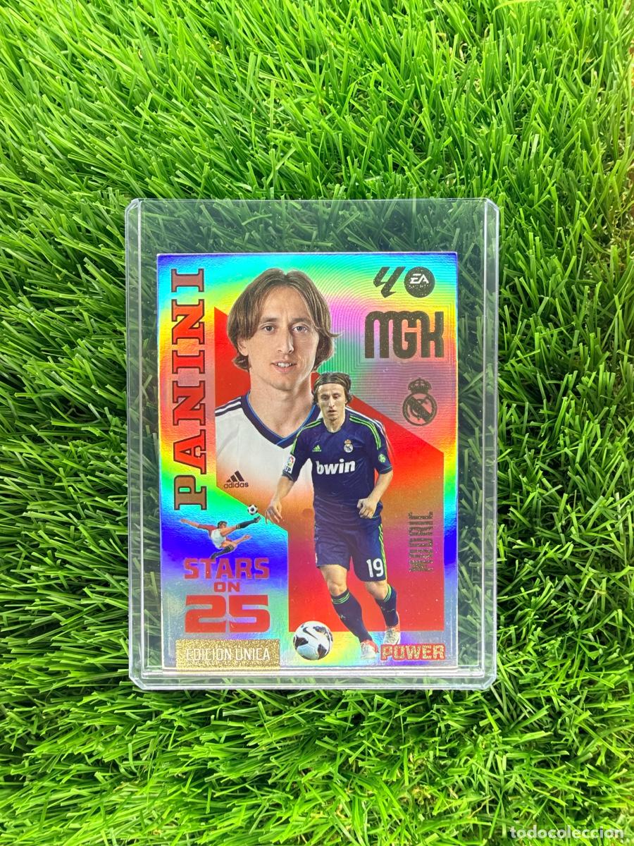 Cromos de f&uacute;tbol: N&ordm; 445P Modric Stars on 25 Power Real Madrid CF Megacracks 26 27