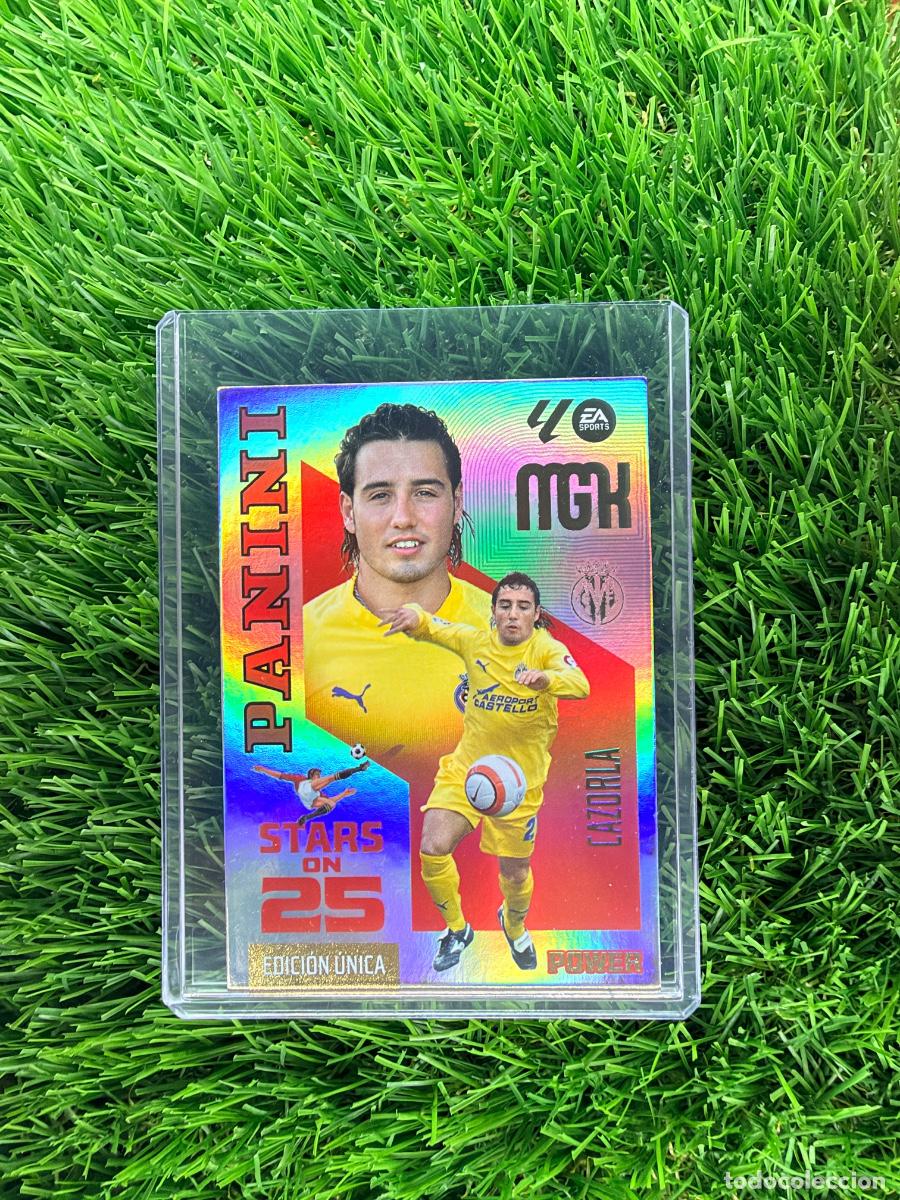 Cromos de f&uacute;tbol: N&ordm; 438P Cazorla Stars on 25 Power Villarreal CF Megacracks 26 27