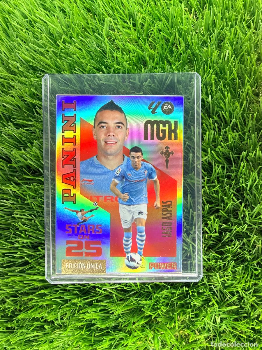 Cromos de f&uacute;tbol: N&ordm; 444P Iago Aspas Stars on 25 Power RC Celta Megacracks 26 27